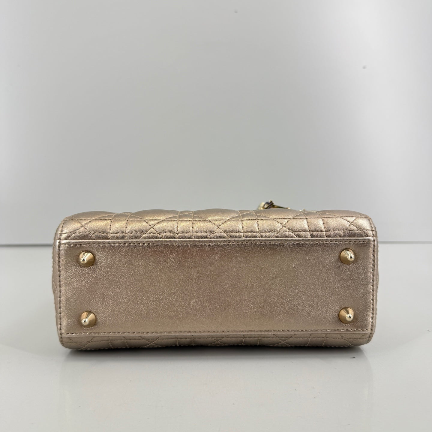 Dior - Lady Dior - Leather - Gold - (mini)