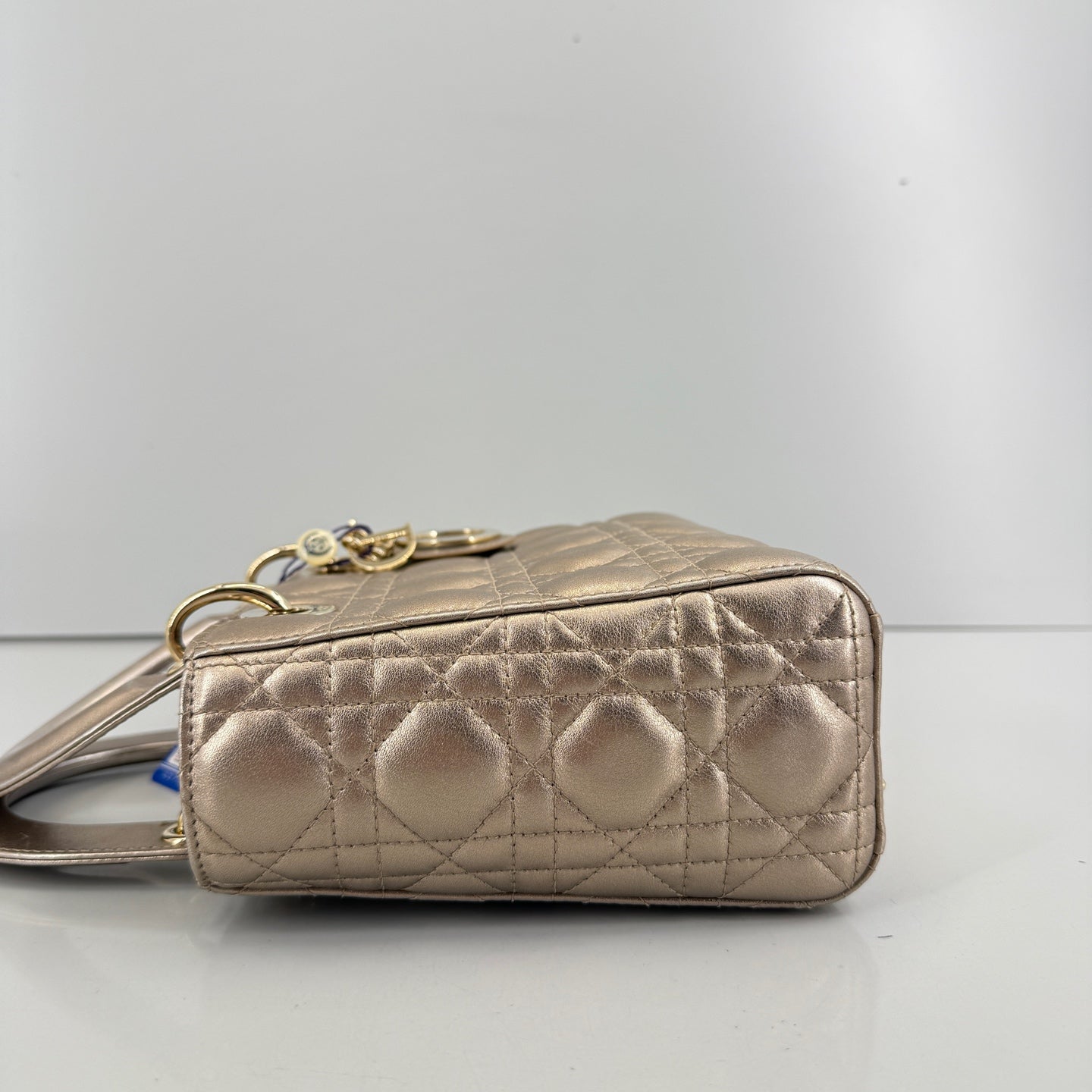 Dior - Lady Dior - Leather - Gold - (mini)