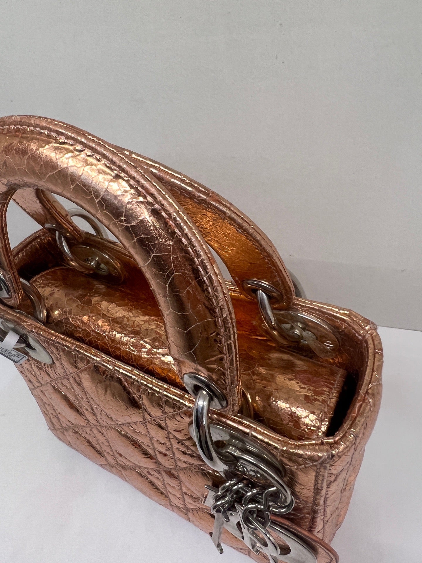 Dior - Lady Dior - Leather - Gold - (mini)