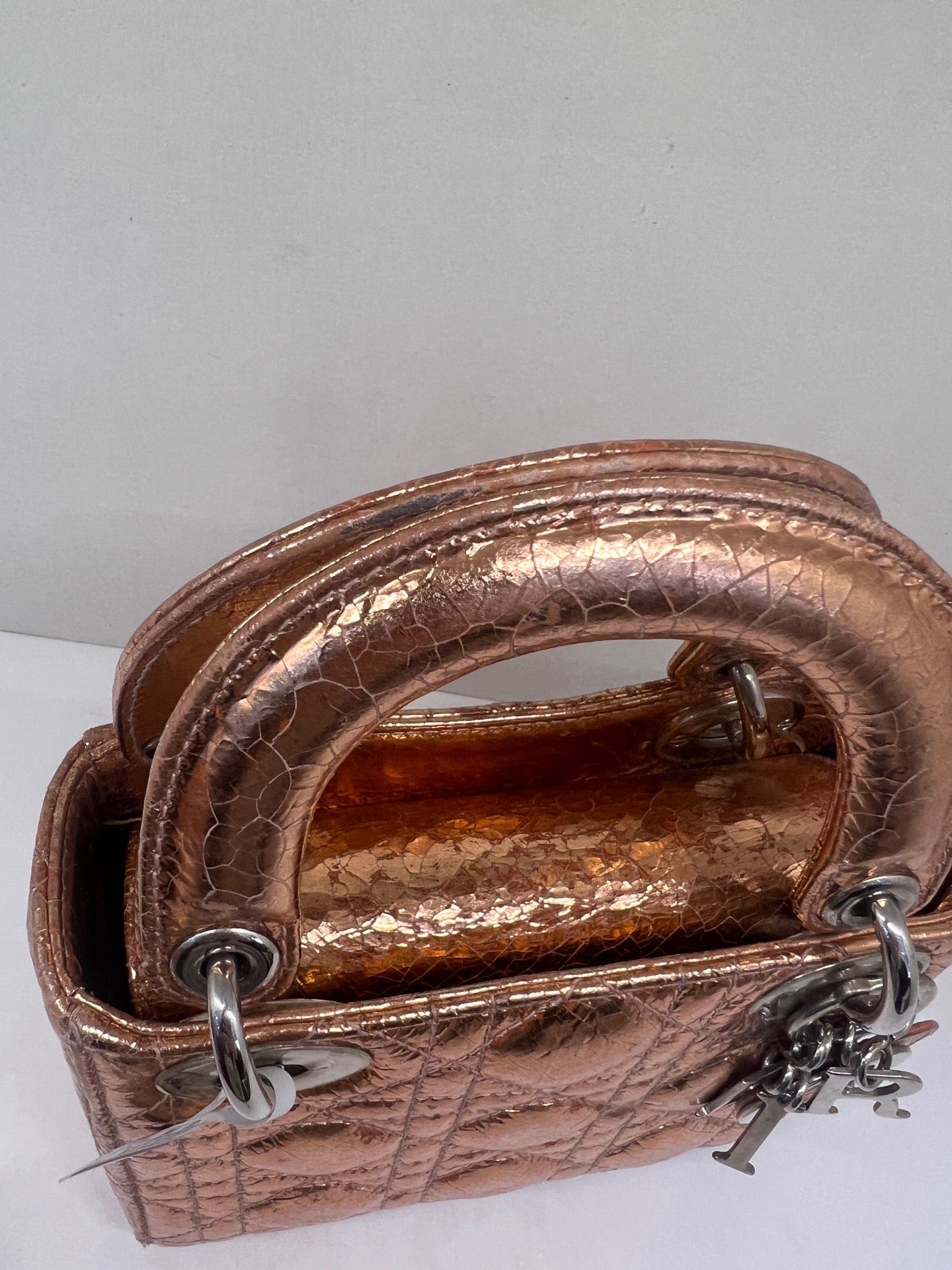 Dior - Lady Dior - Leather - Gold - (mini)