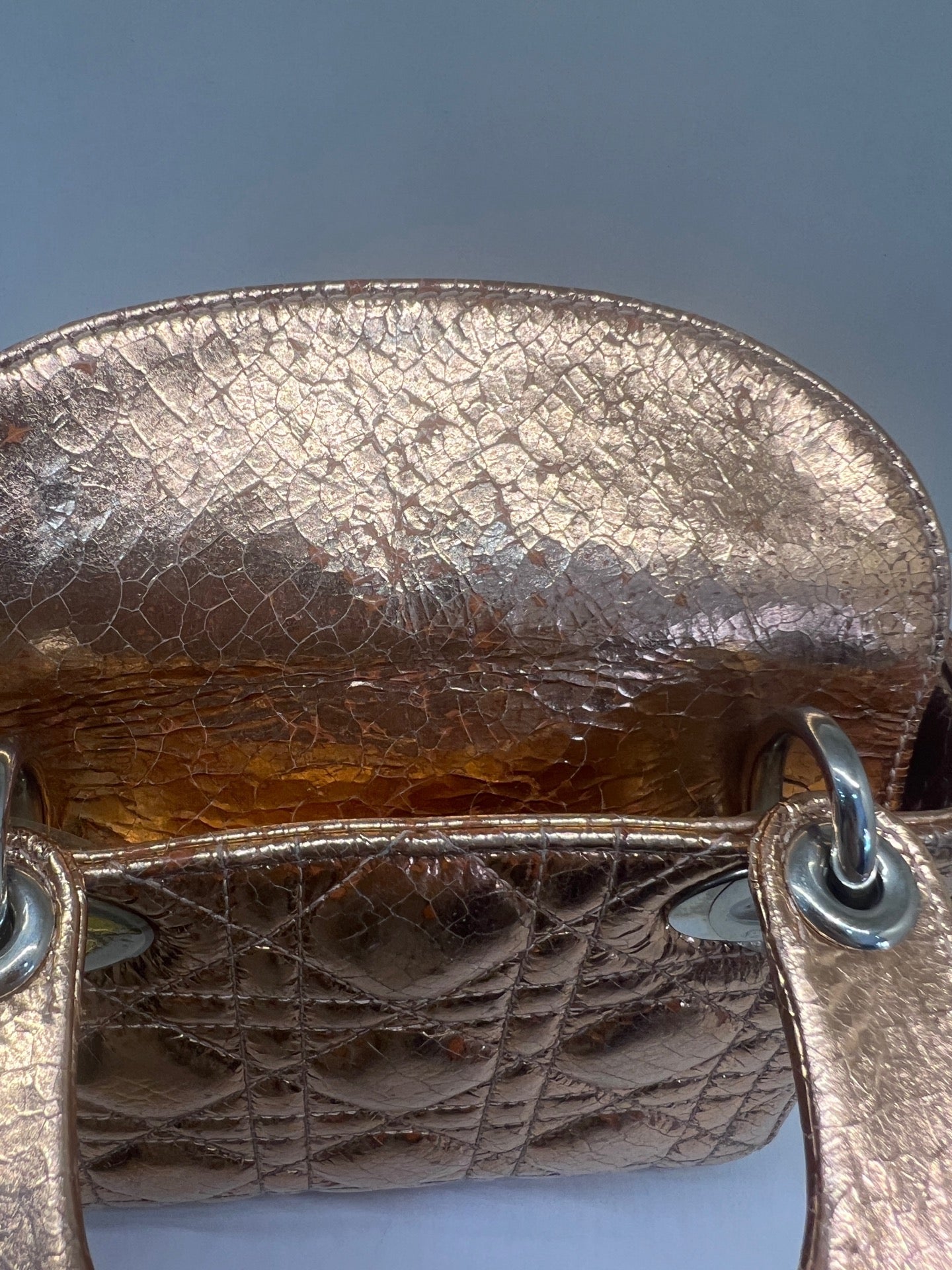 Dior - Lady Dior - Leather - Gold - (mini)