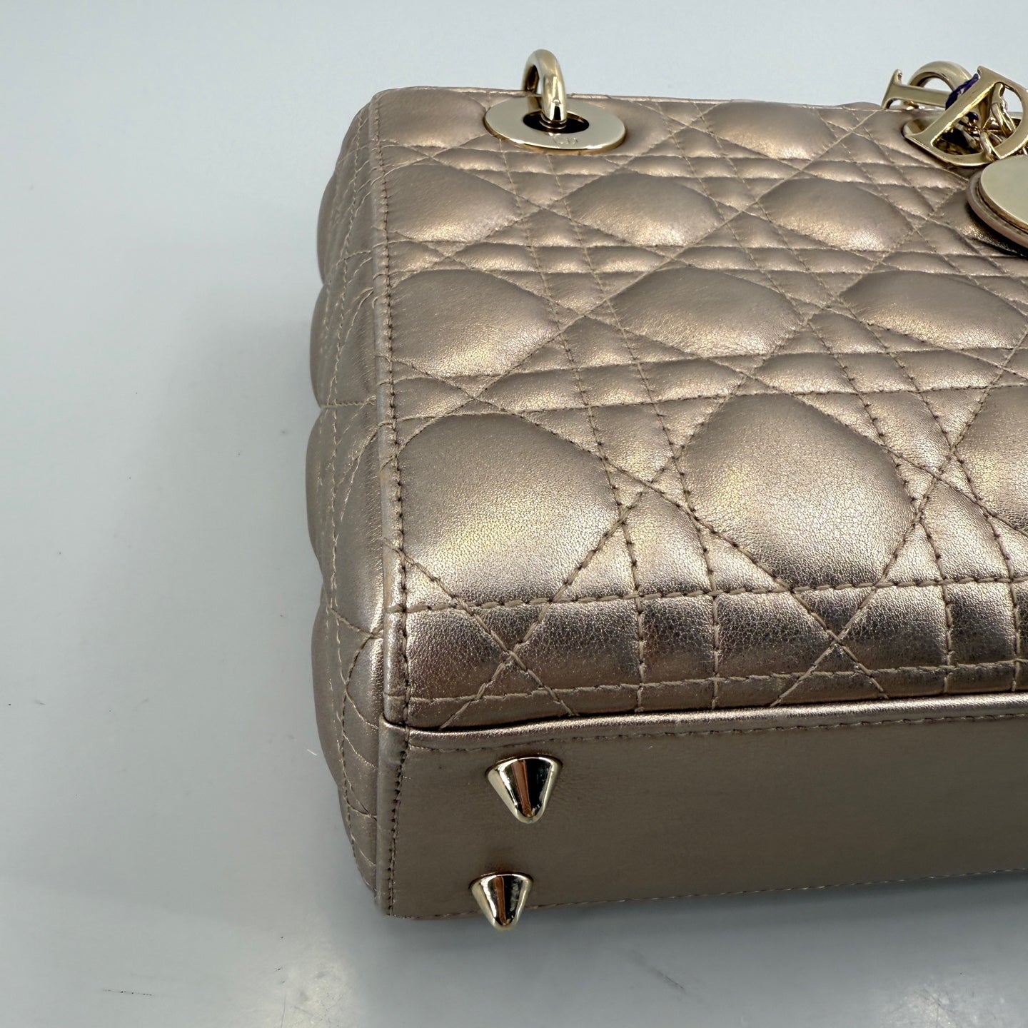 Dior - Lady Dior - Leather - Gold - (mini)