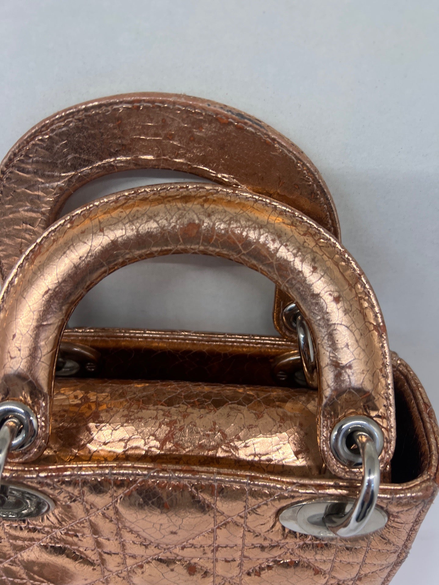 Dior - Lady Dior - Leather - Gold - (mini)