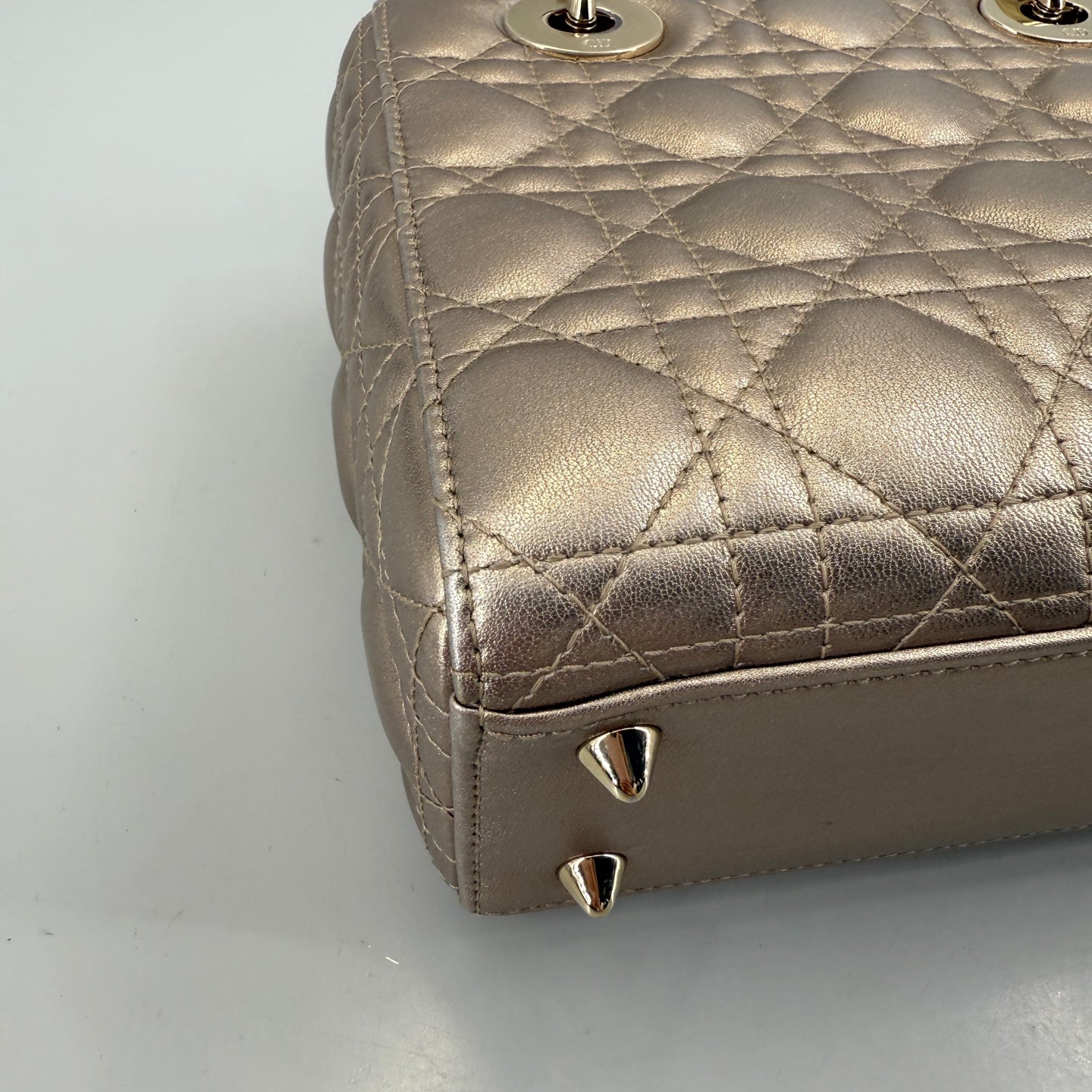 Dior - Lady Dior - Leather - Gold - (mini)