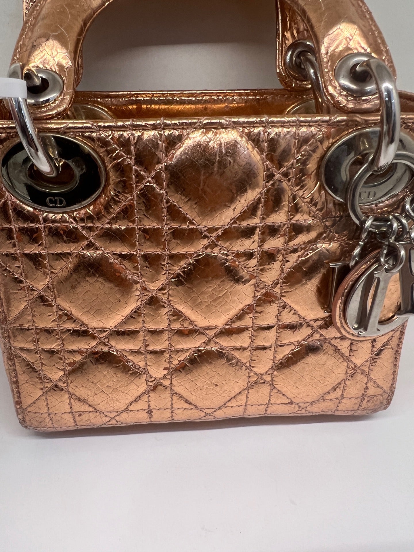 Dior - Lady Dior - Leather - Gold - (mini)