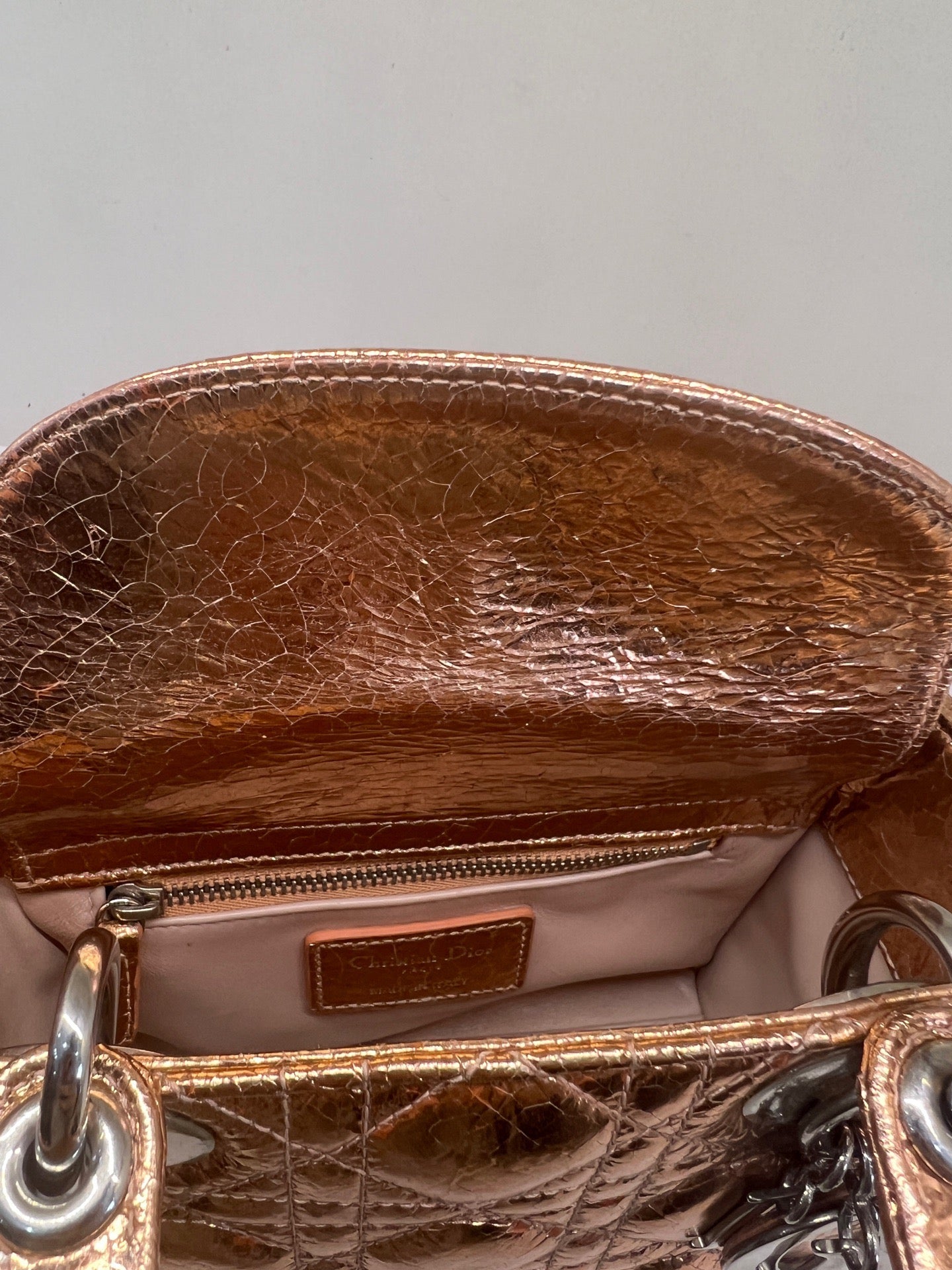 Dior - Lady Dior - Leather - Gold - (mini)
