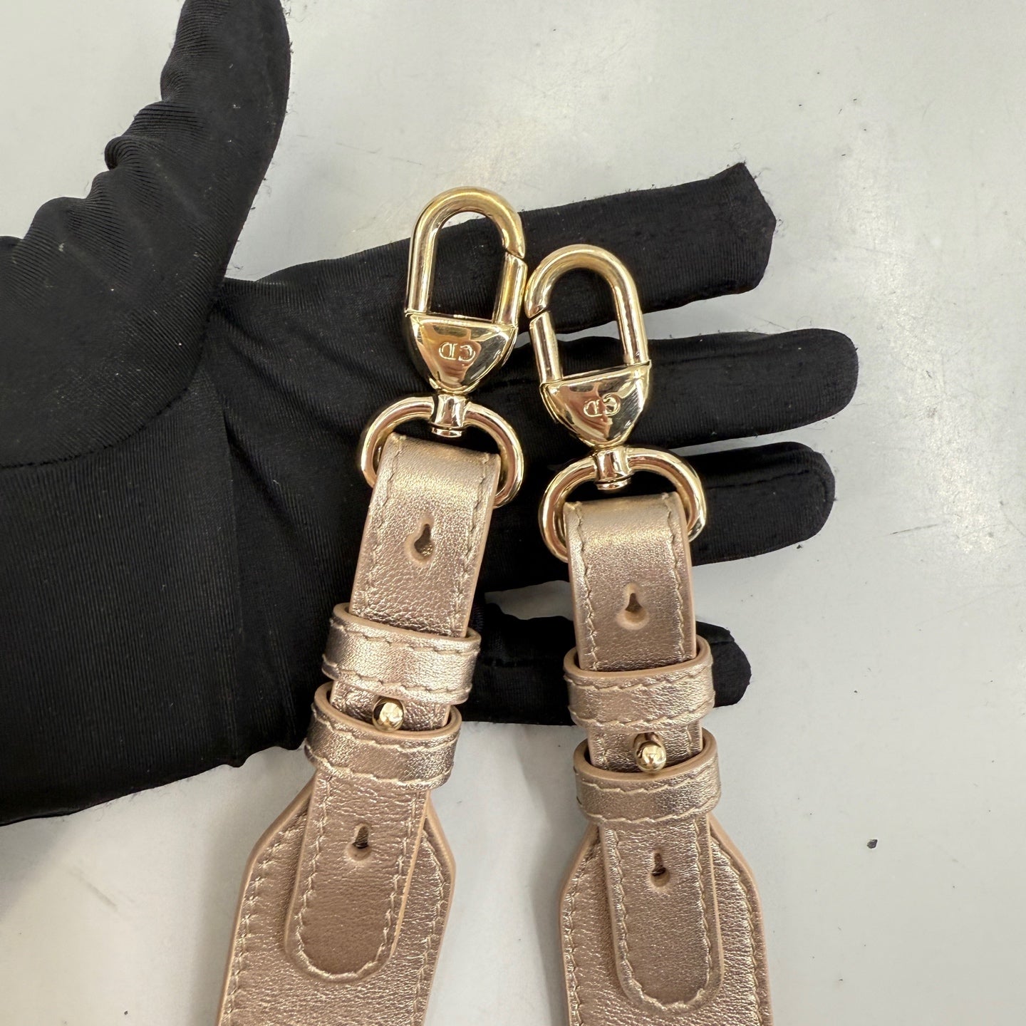 Dior - Lady Dior - Leather - Gold - (mini)