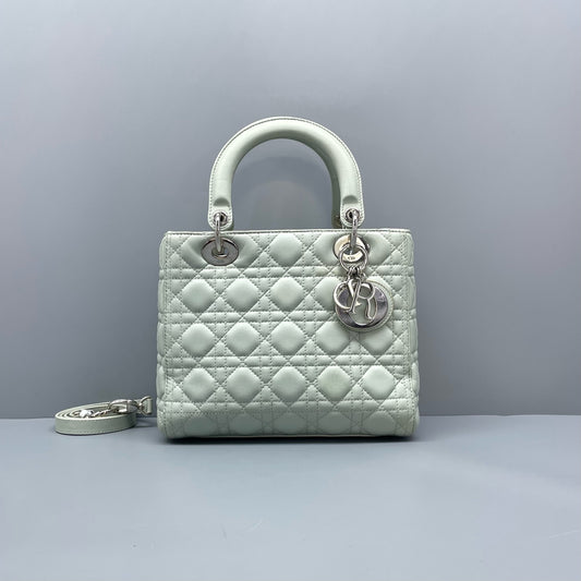 Dior - Lady Dior - Leather - Green - (medium)