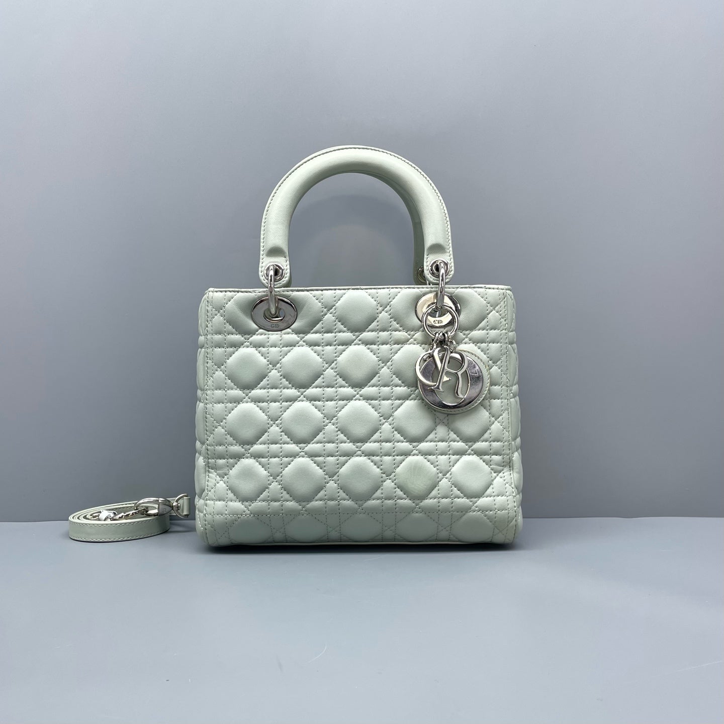 Dior - Lady Dior - Leather - Green - (medium)