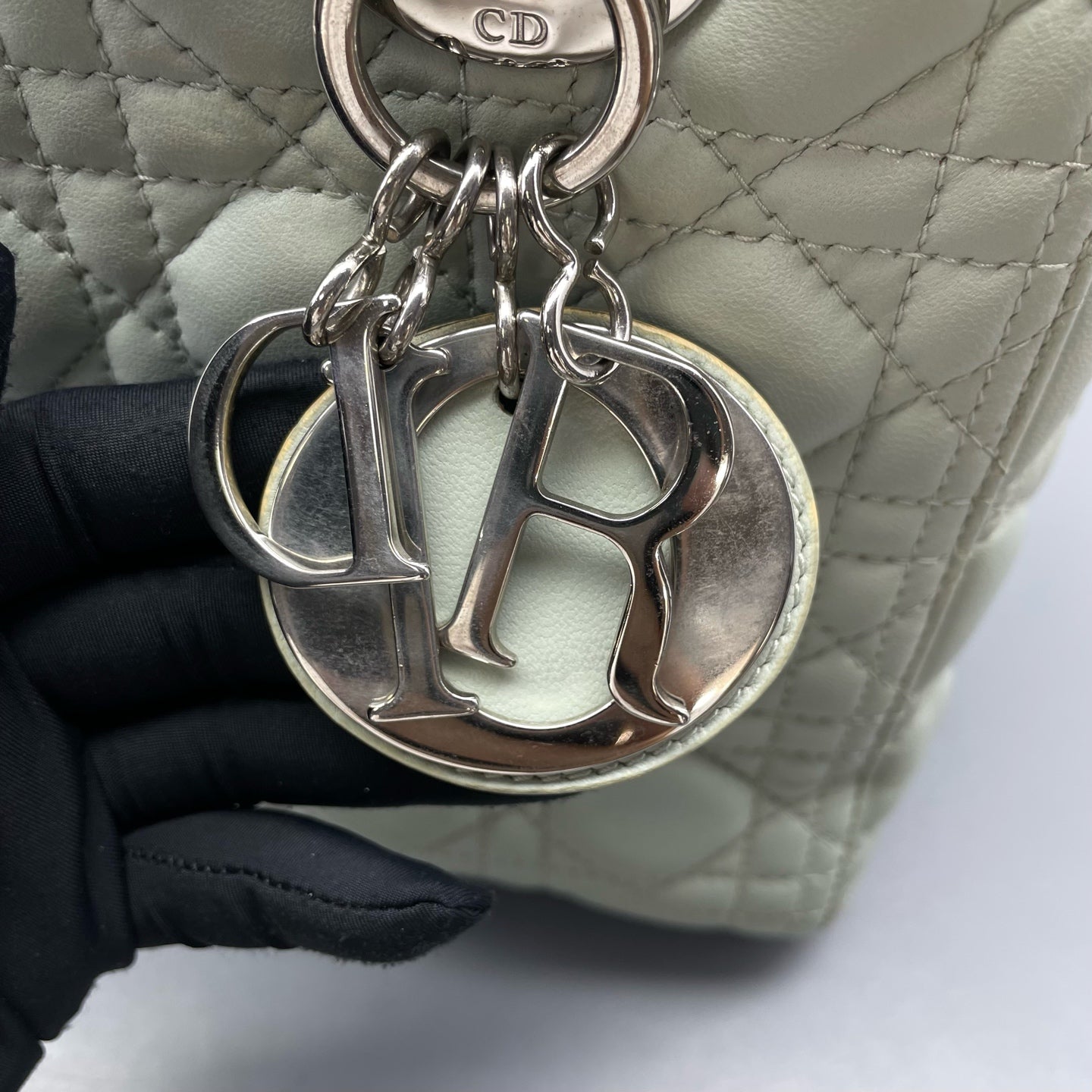 Dior - Lady Dior - Leather - Green - (medium)