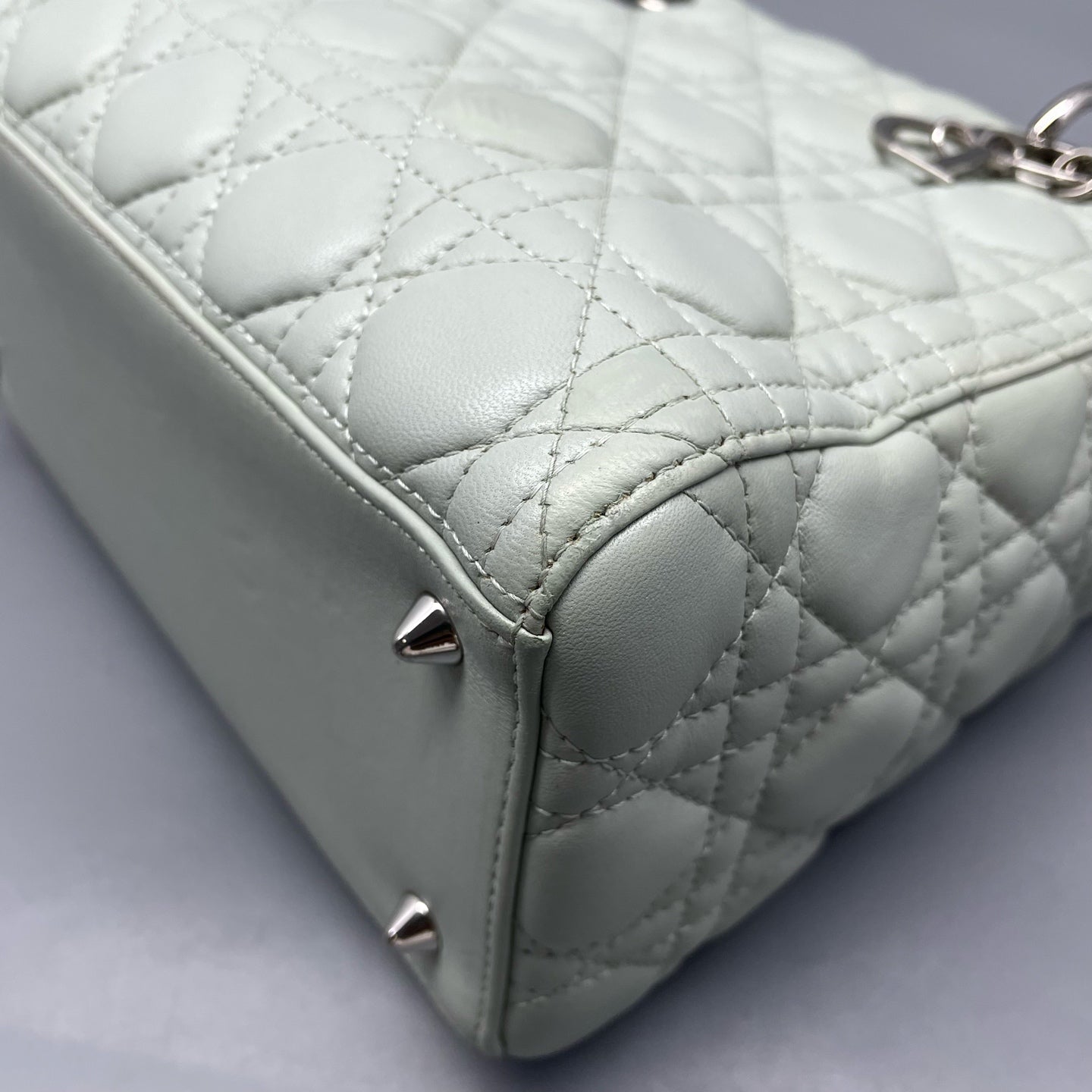 Dior - Lady Dior - Leather - Green - (medium)