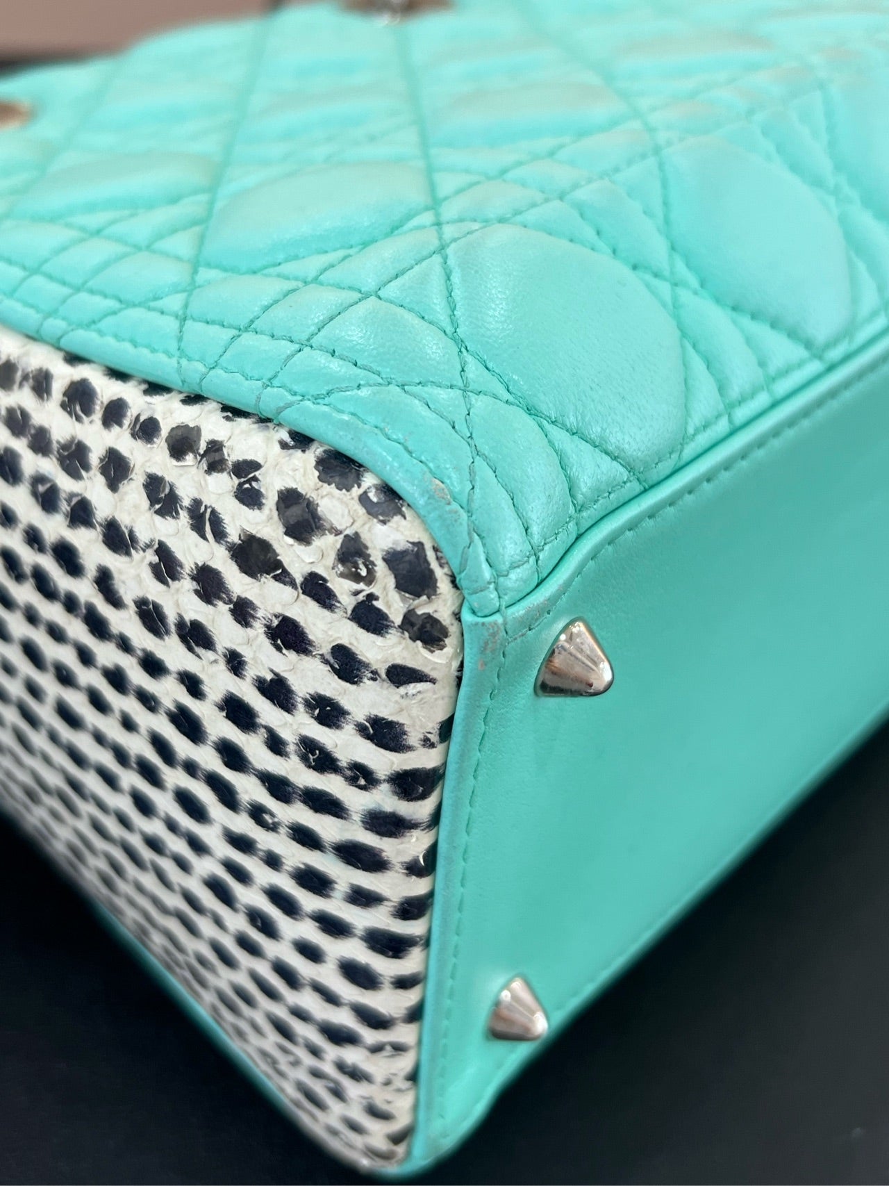 Dior - Lady Dior - Leather - Green - (medium)