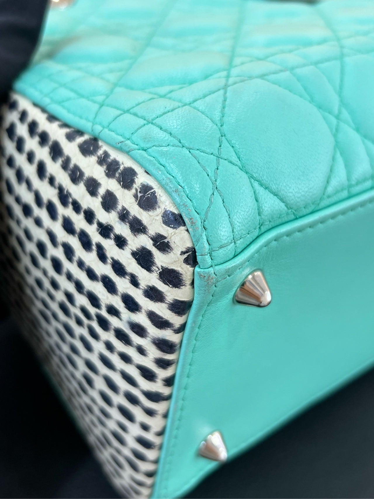 Dior - Lady Dior - Leather - Green - (medium)