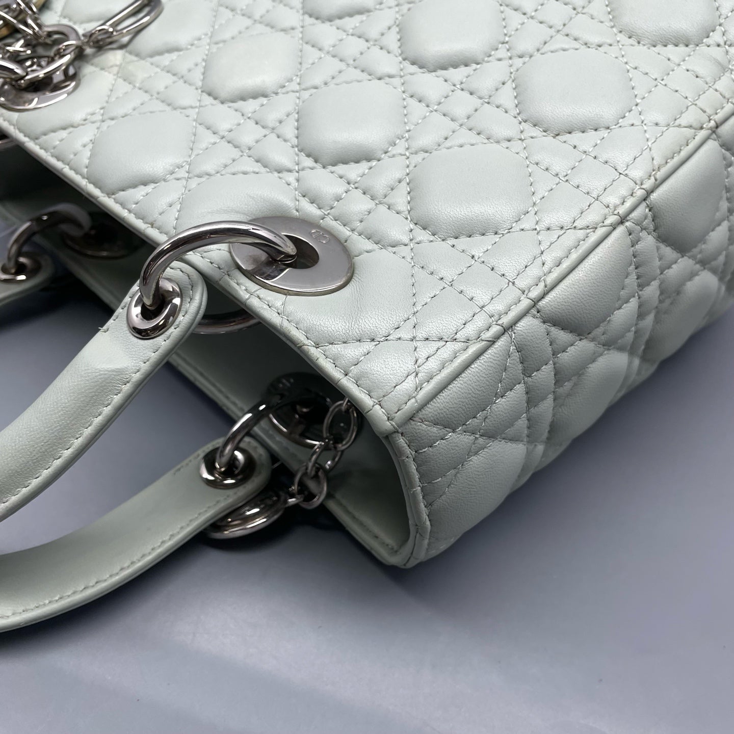 Dior - Lady Dior - Leather - Green - (medium)