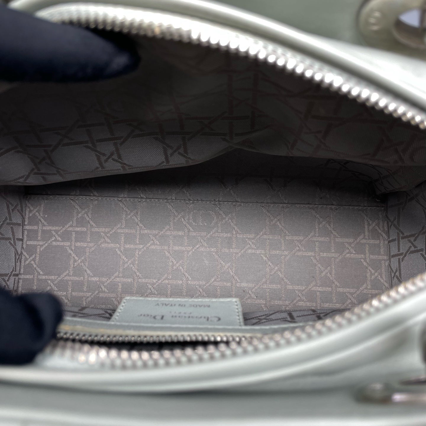 Dior - Lady Dior - Leather - Green - (medium)