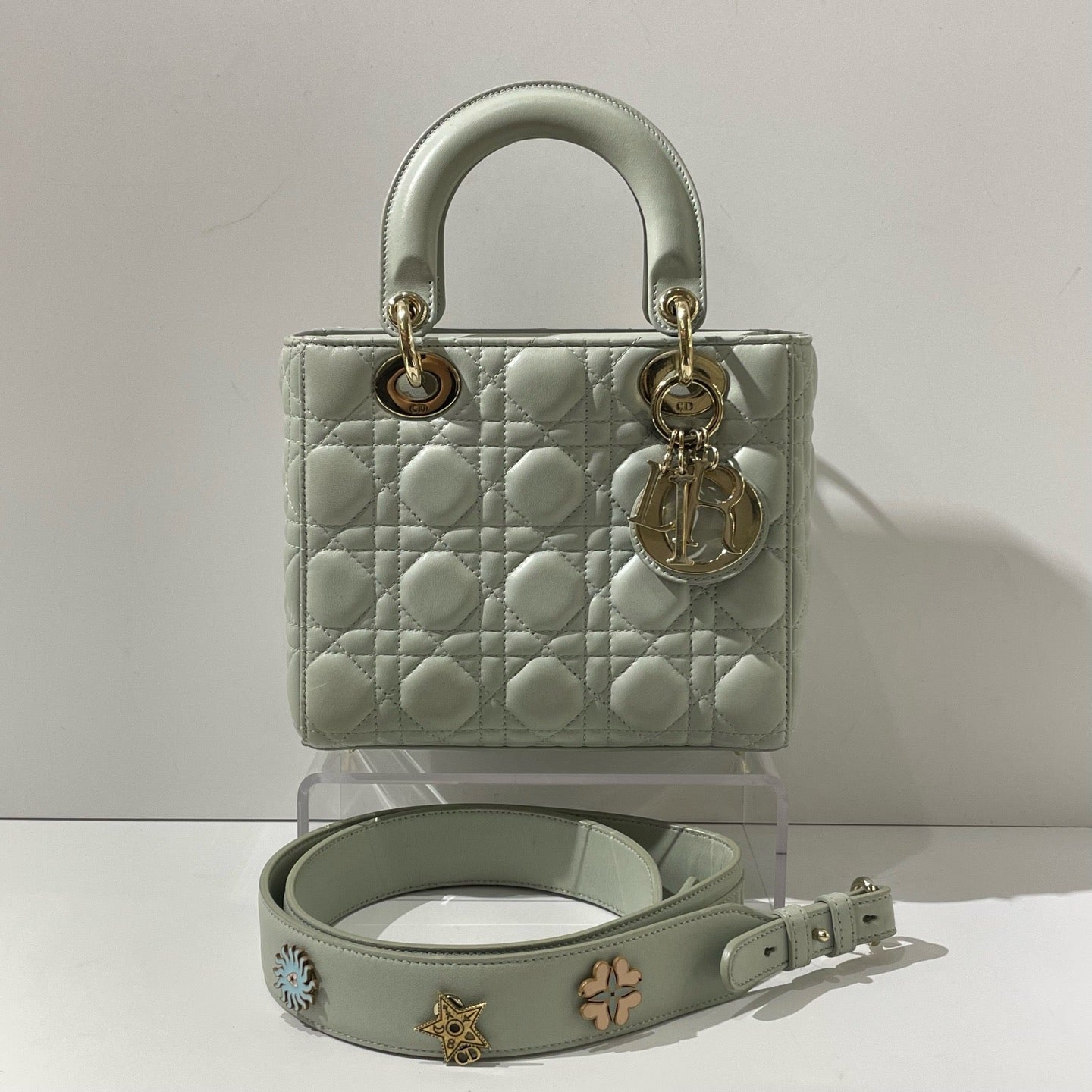 Dior - Lady Dior - Leather - Green - (mini)