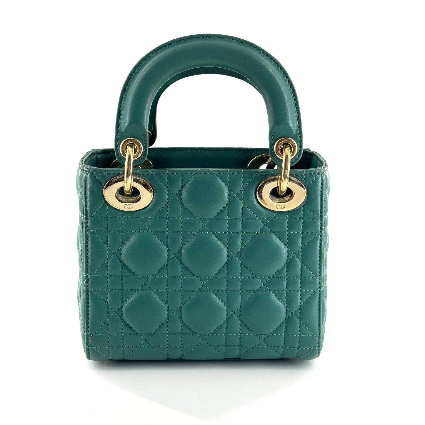 Dior - Lady Dior - Leather - Green - (mini)