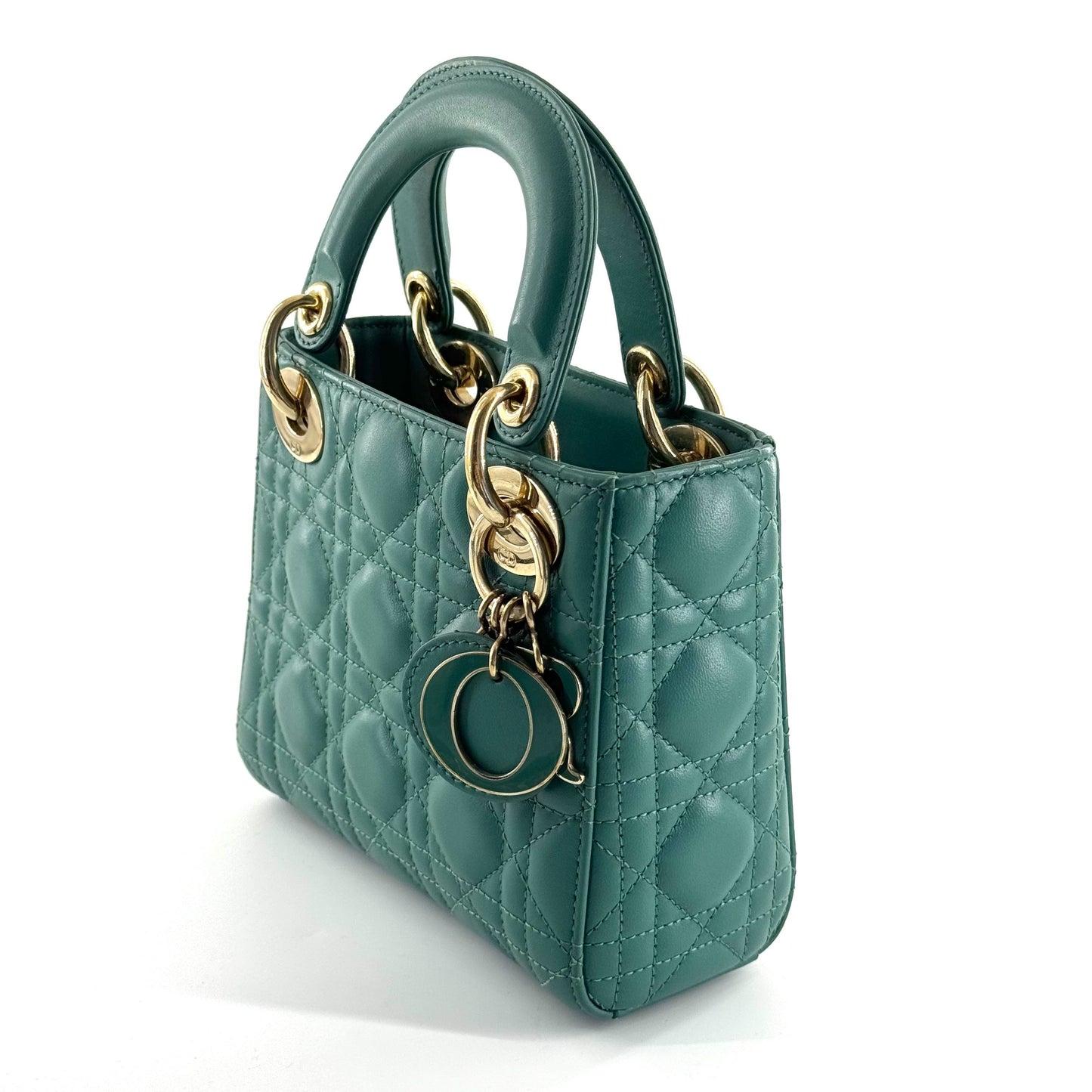 Dior - Lady Dior - Leather - Green - (mini)