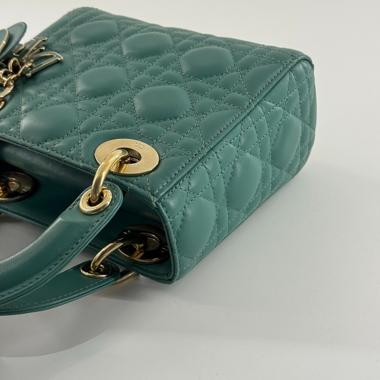 Dior - Lady Dior - Leather - Green - (mini)