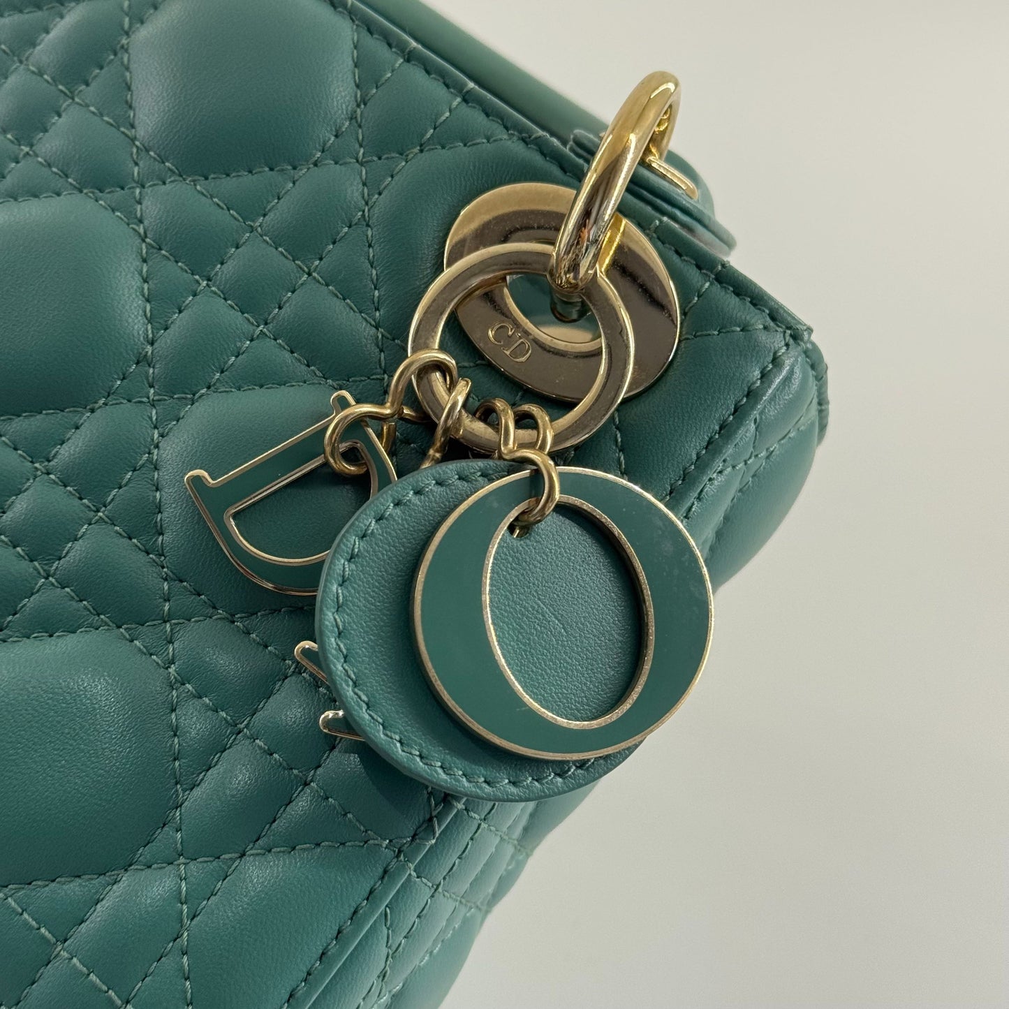 Dior - Lady Dior - Leather - Green - (mini)
