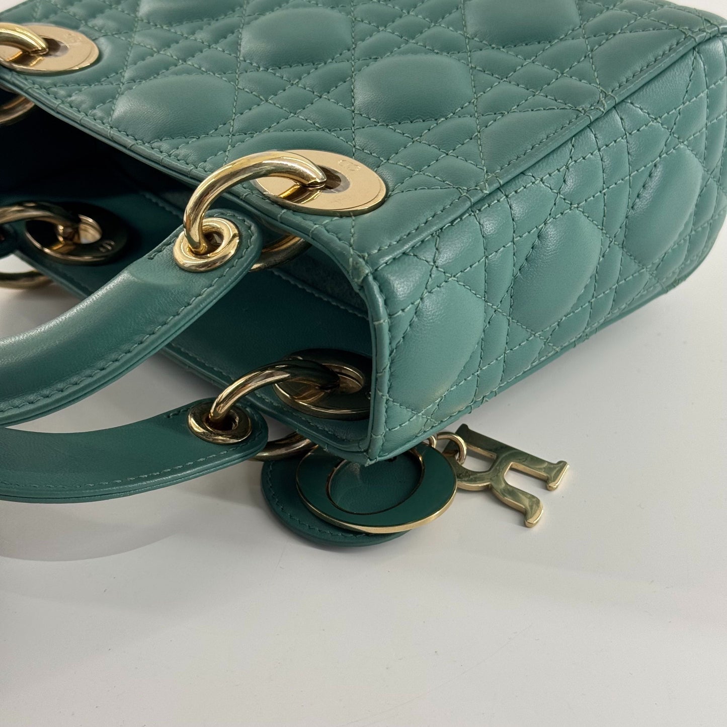 Dior - Lady Dior - Leather - Green - (mini)