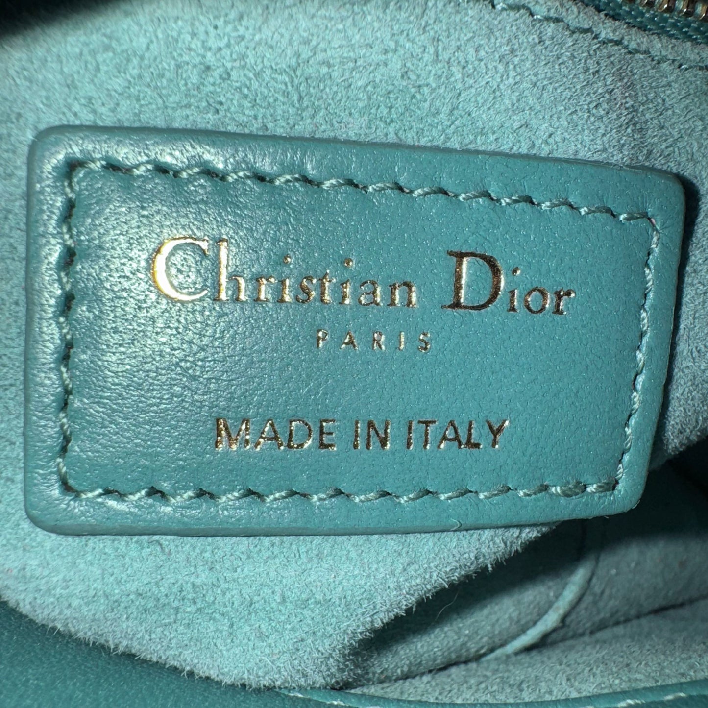 Dior - Lady Dior - Leather - Green - (mini)