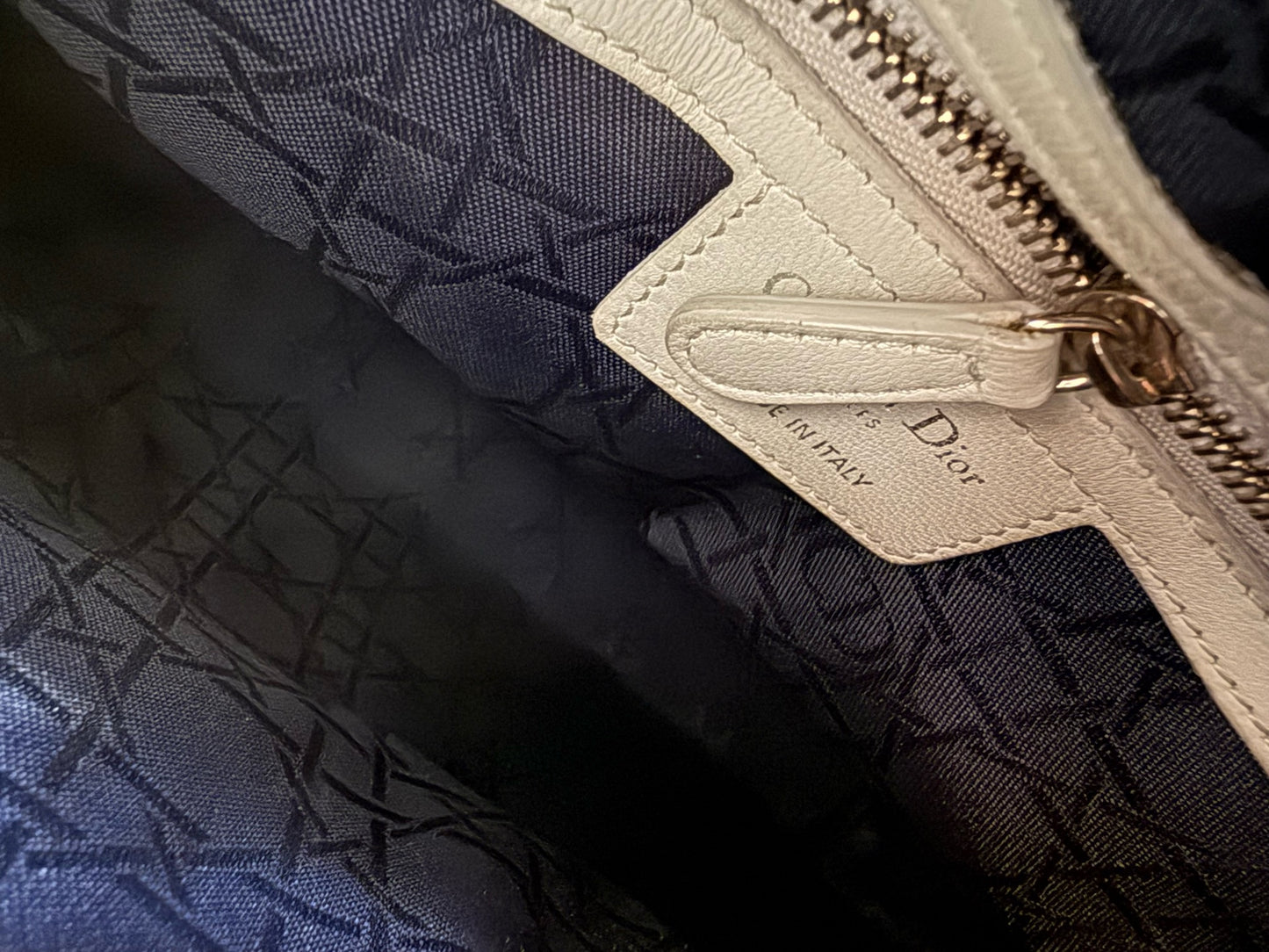 Dior - Lady Dior - Leather - Grey - (medium)