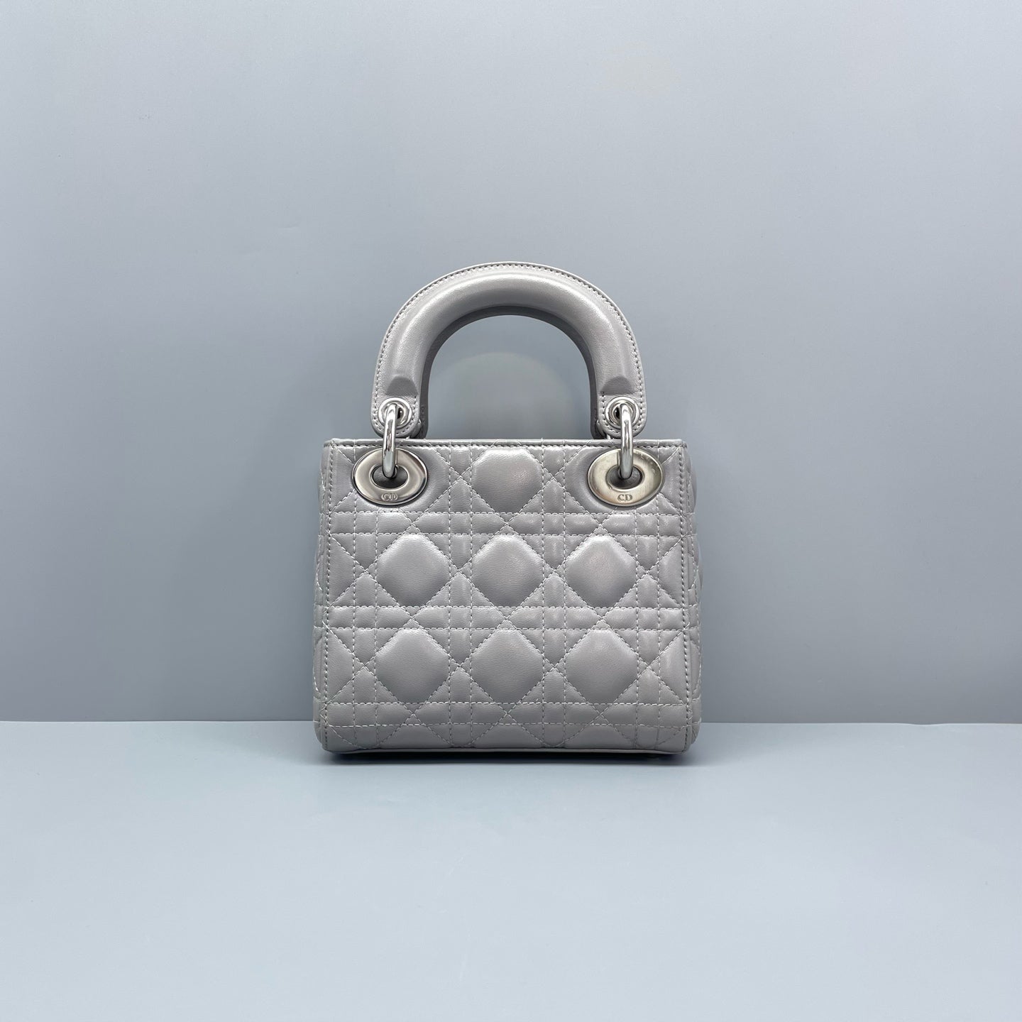 Dior - Lady Dior - Leather - Grey - (mini)