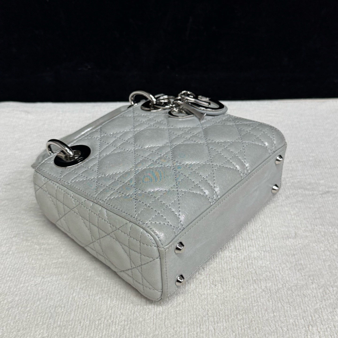 Dior - Lady Dior - Leather - Grey - (mini)
