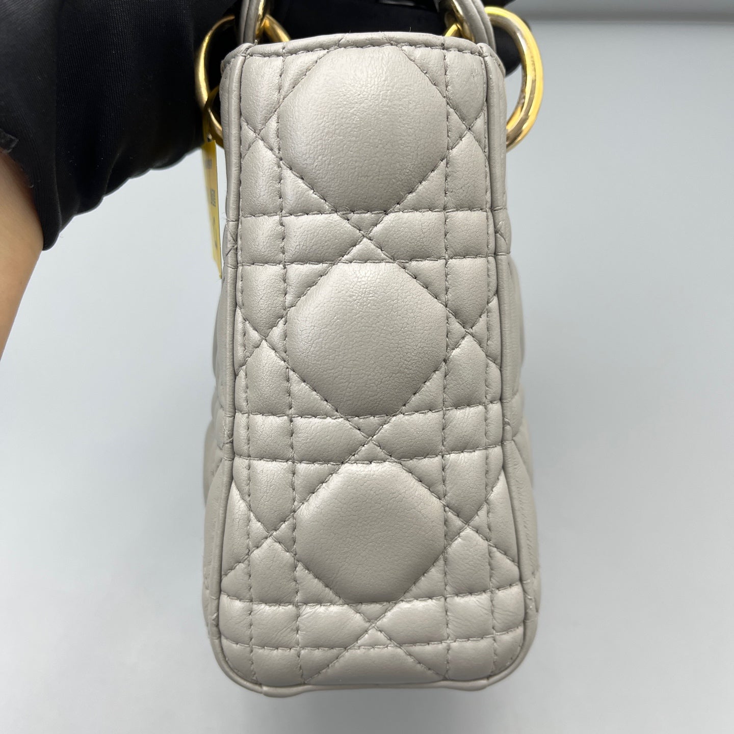 Dior - Lady Dior - Leather - Grey - (mini)