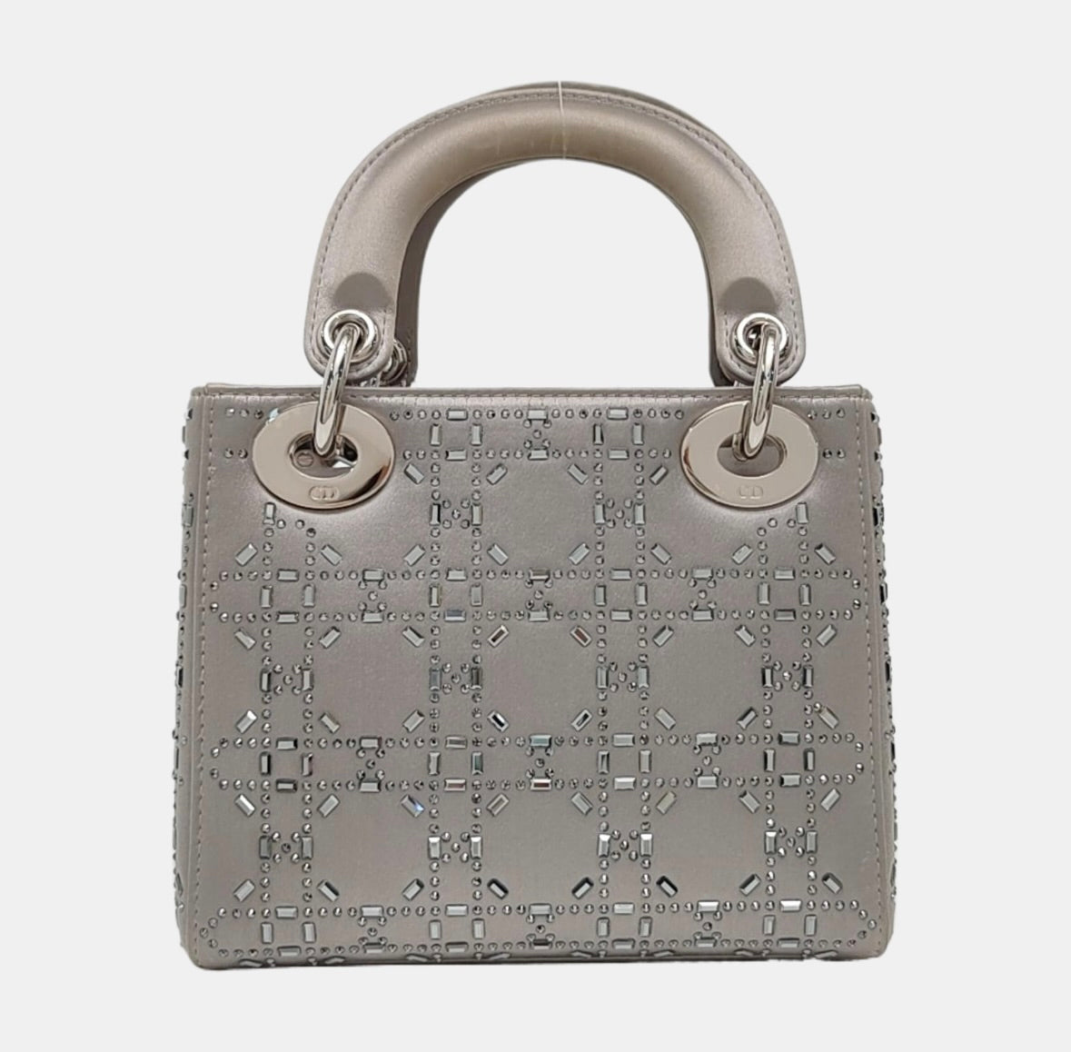 Dior - Lady Dior - Leather - Grey - (mini)