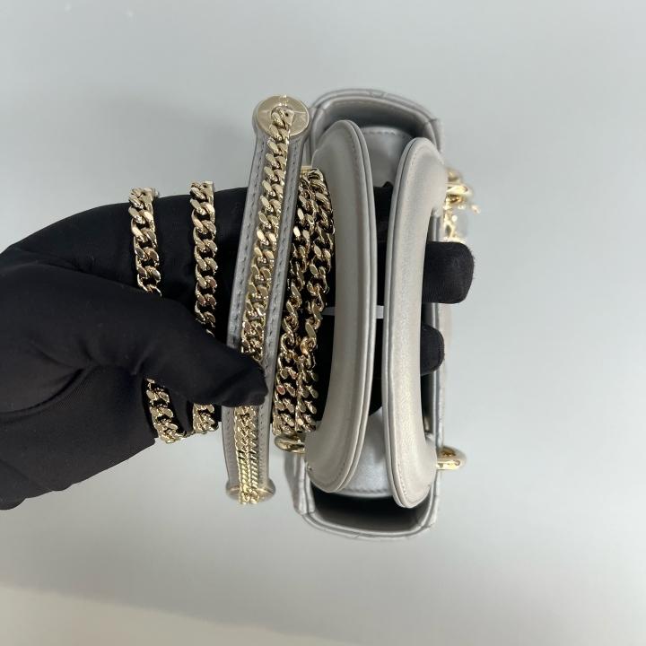 Dior - Lady Dior - Leather - Grey - (mini)