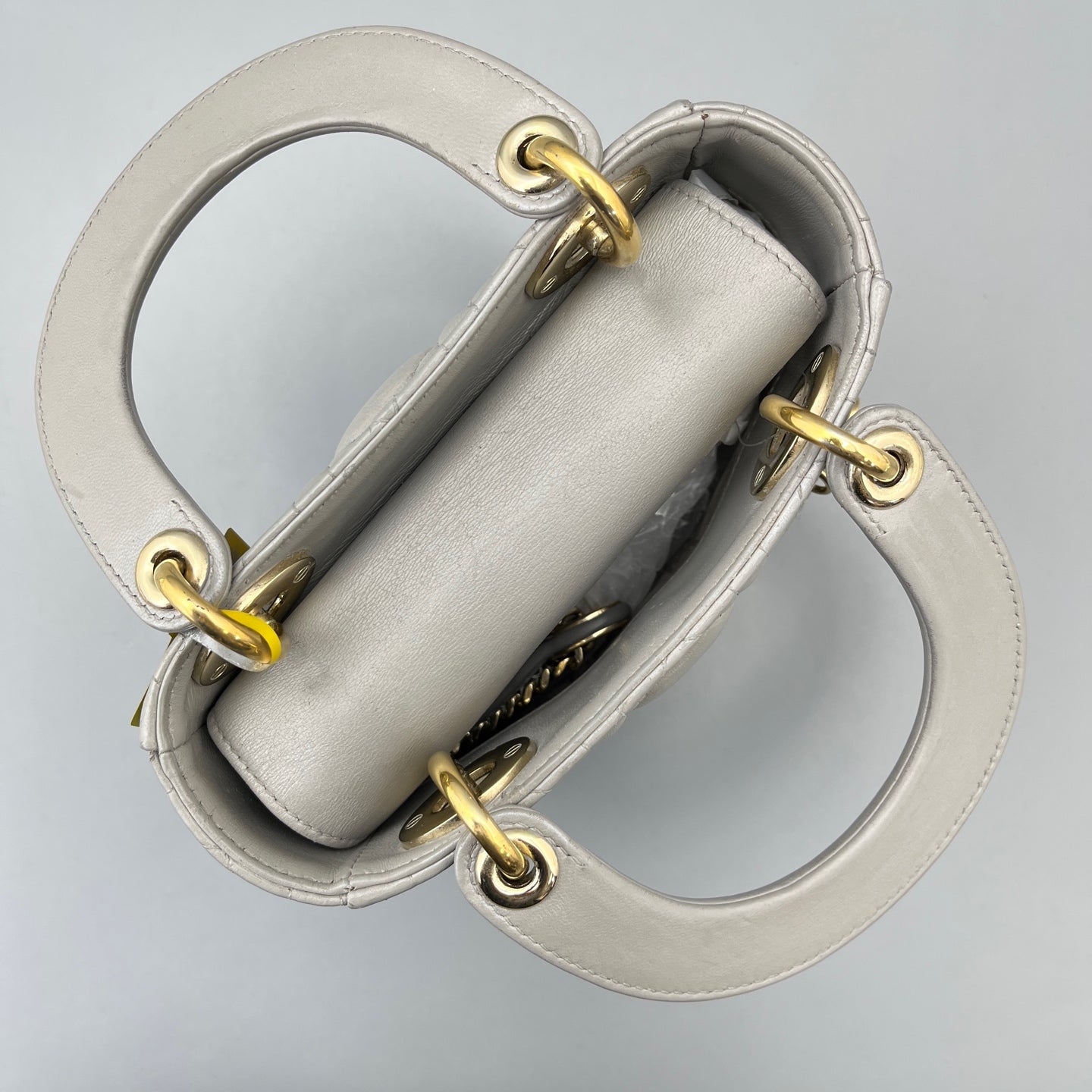 Dior - Lady Dior - Leather - Grey - (mini)