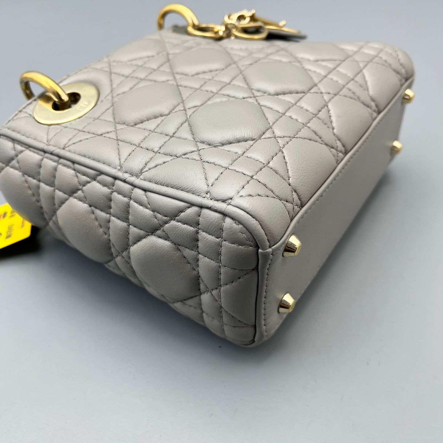 Dior - Lady Dior - Leather - Grey - (mini)
