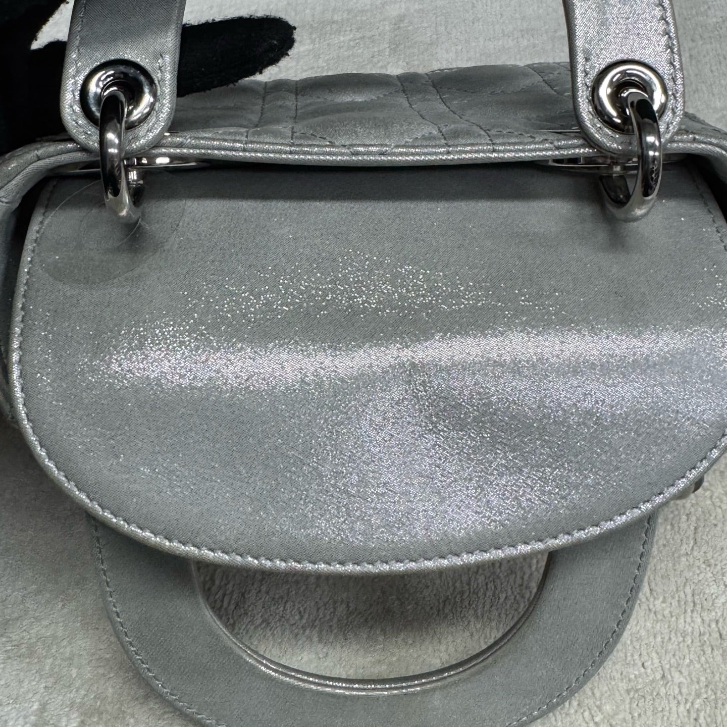 Dior - Lady Dior - Leather - Grey - (Mini)