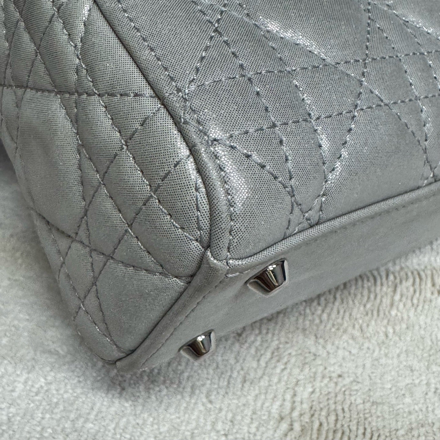 Dior - Lady Dior - Leather - Grey - (mini)