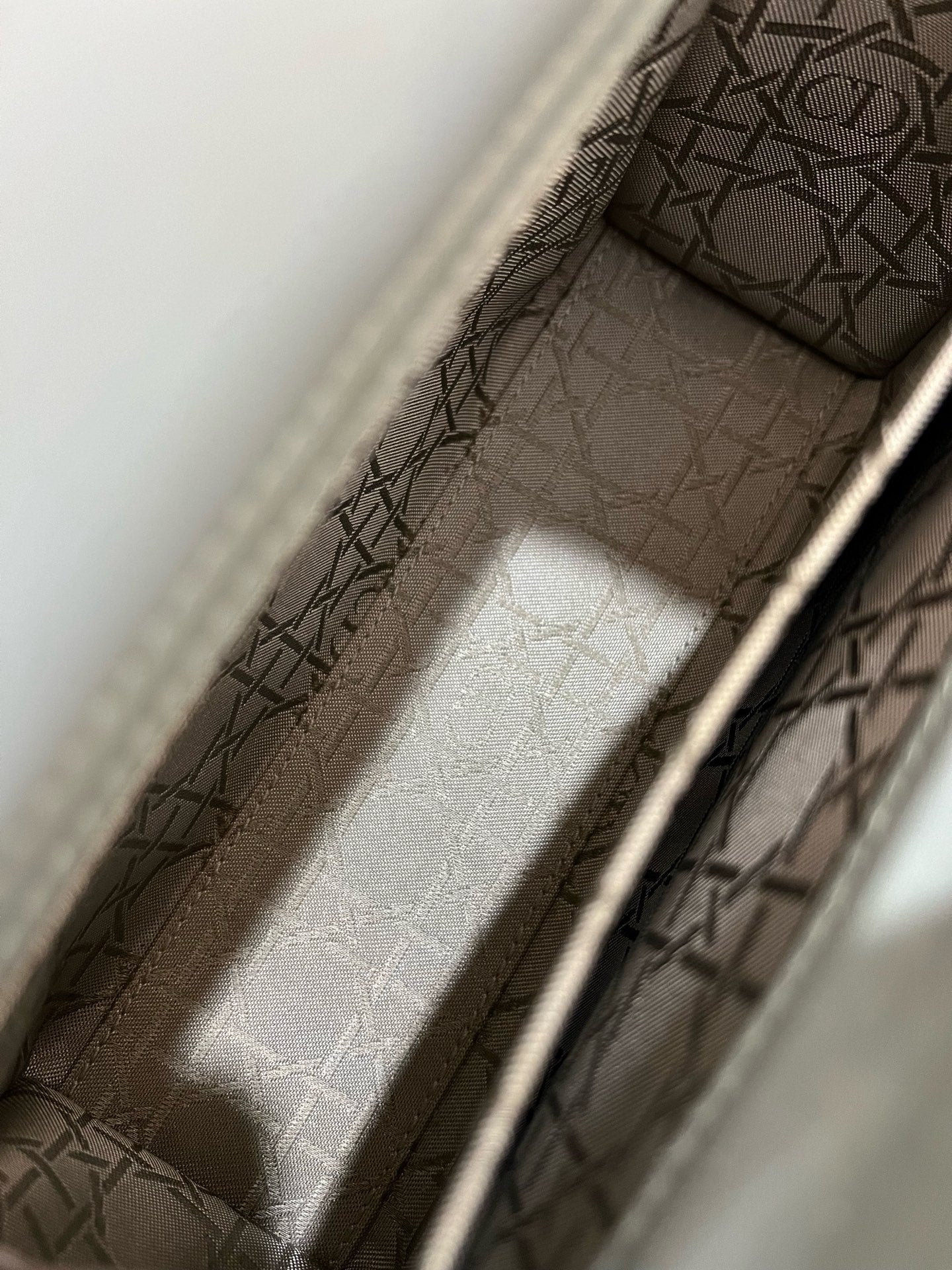 Dior - Lady Dior - Leather - Grey - (small)