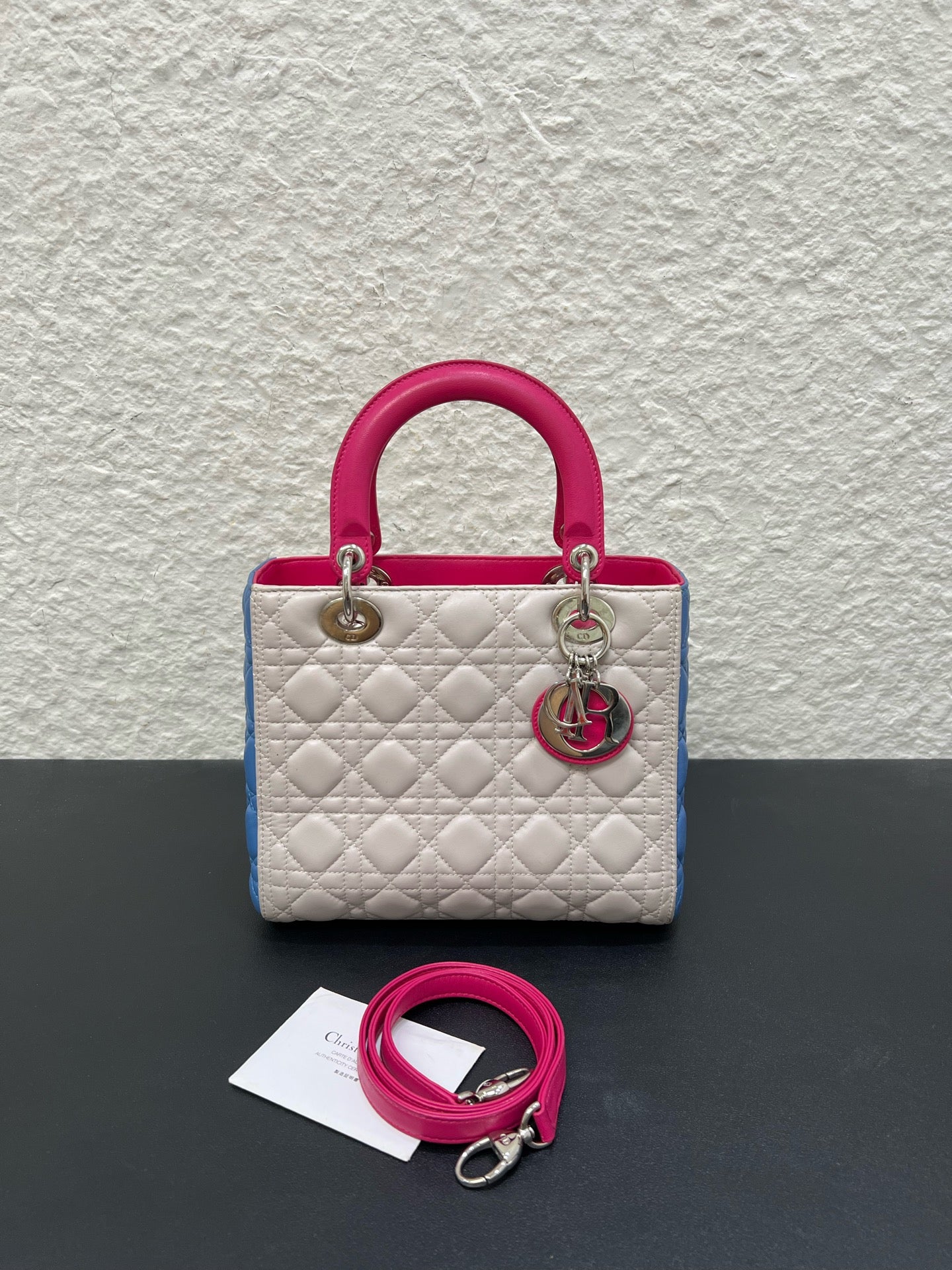 Dior - Lady Dior - Leather - Multicolour - (Medium)