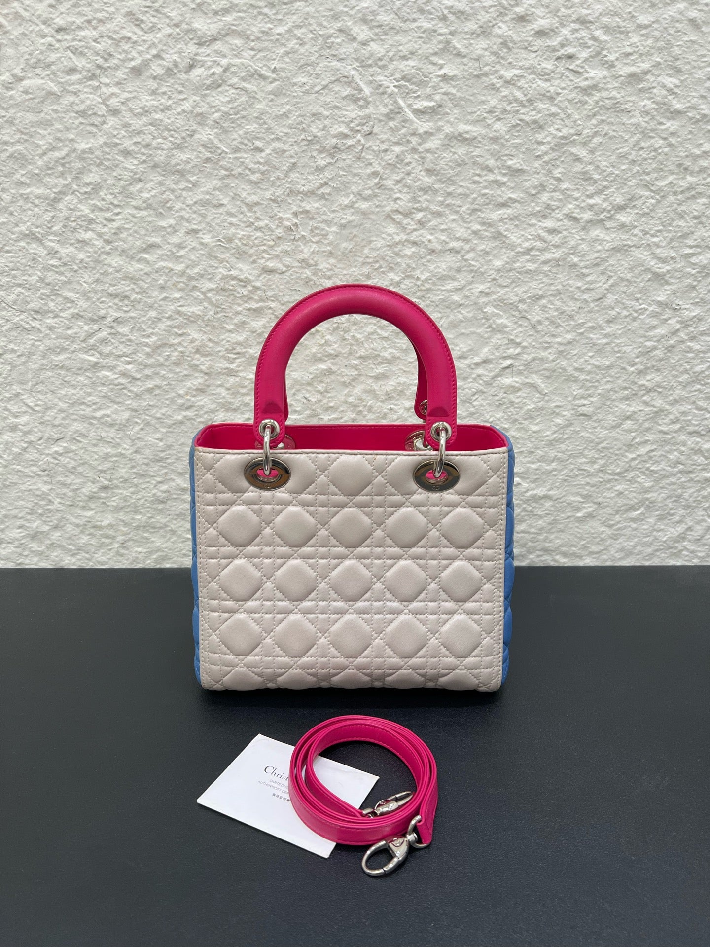 Dior - Lady Dior - Leather - Multicolour - (Medium)