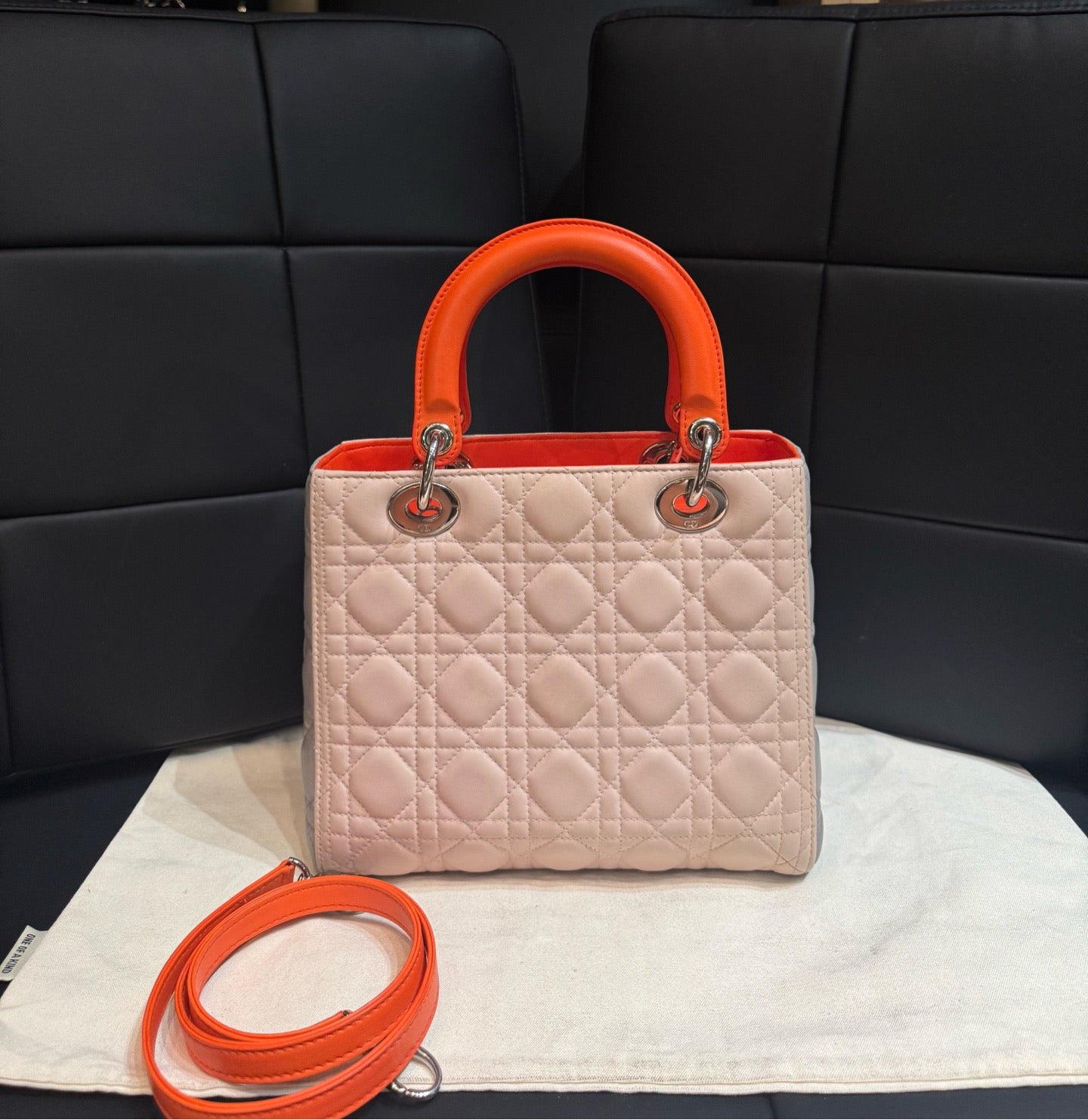 Dior - Lady Dior - Leather - Multicolour - (medium)