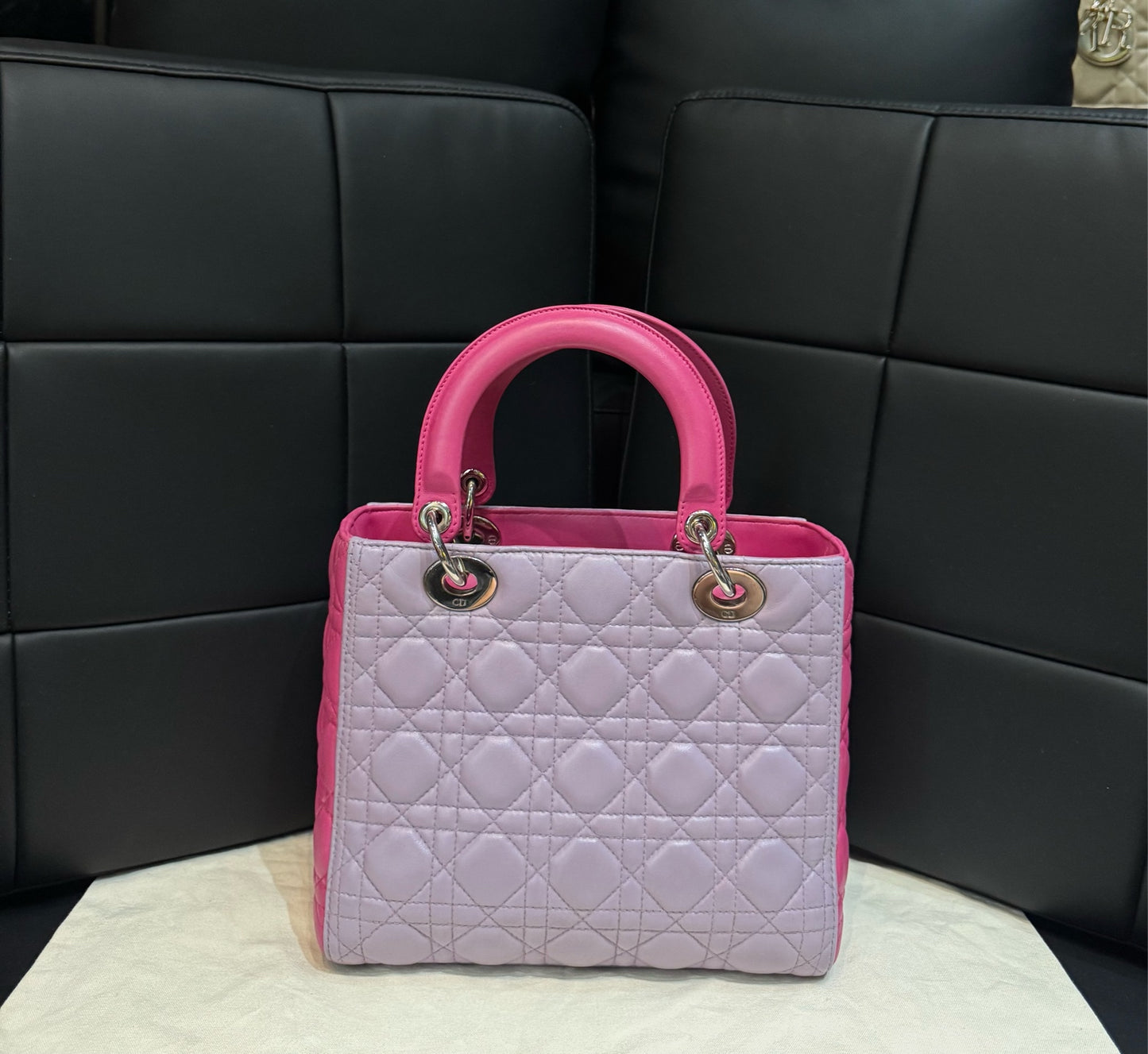 Dior - Lady Dior - Leather - Multicolour - (medium)