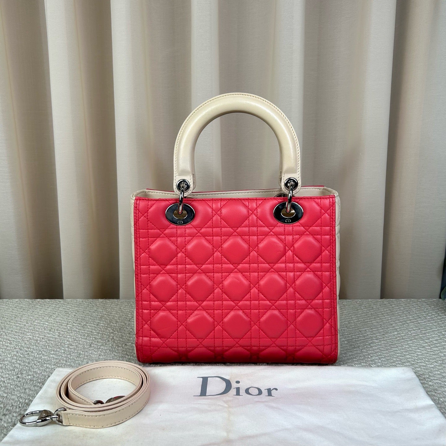 Dior - Lady Dior - Leather - Multicolour - (medium)