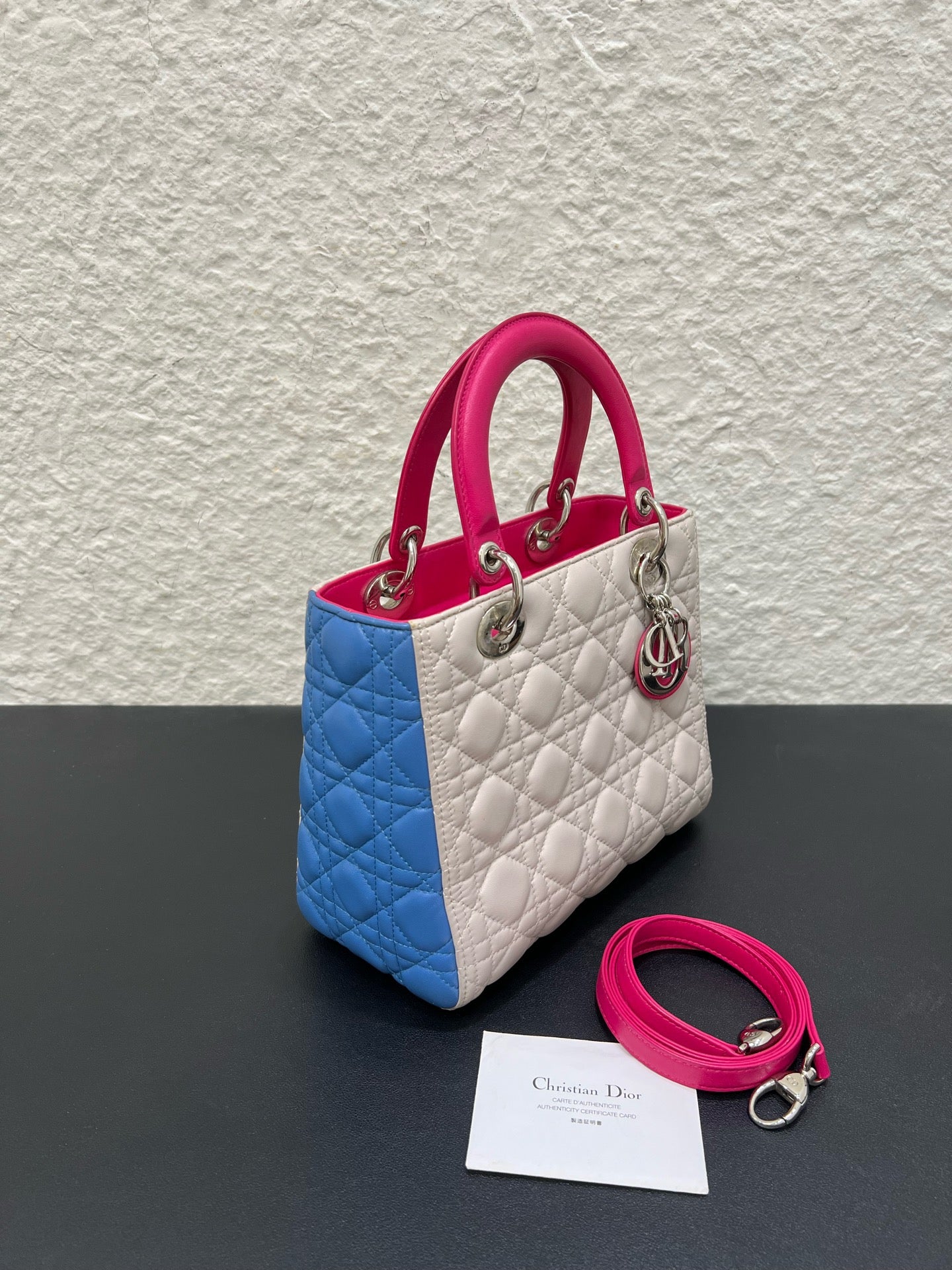 Dior - Lady Dior - Leather - Multicolour - (Medium)