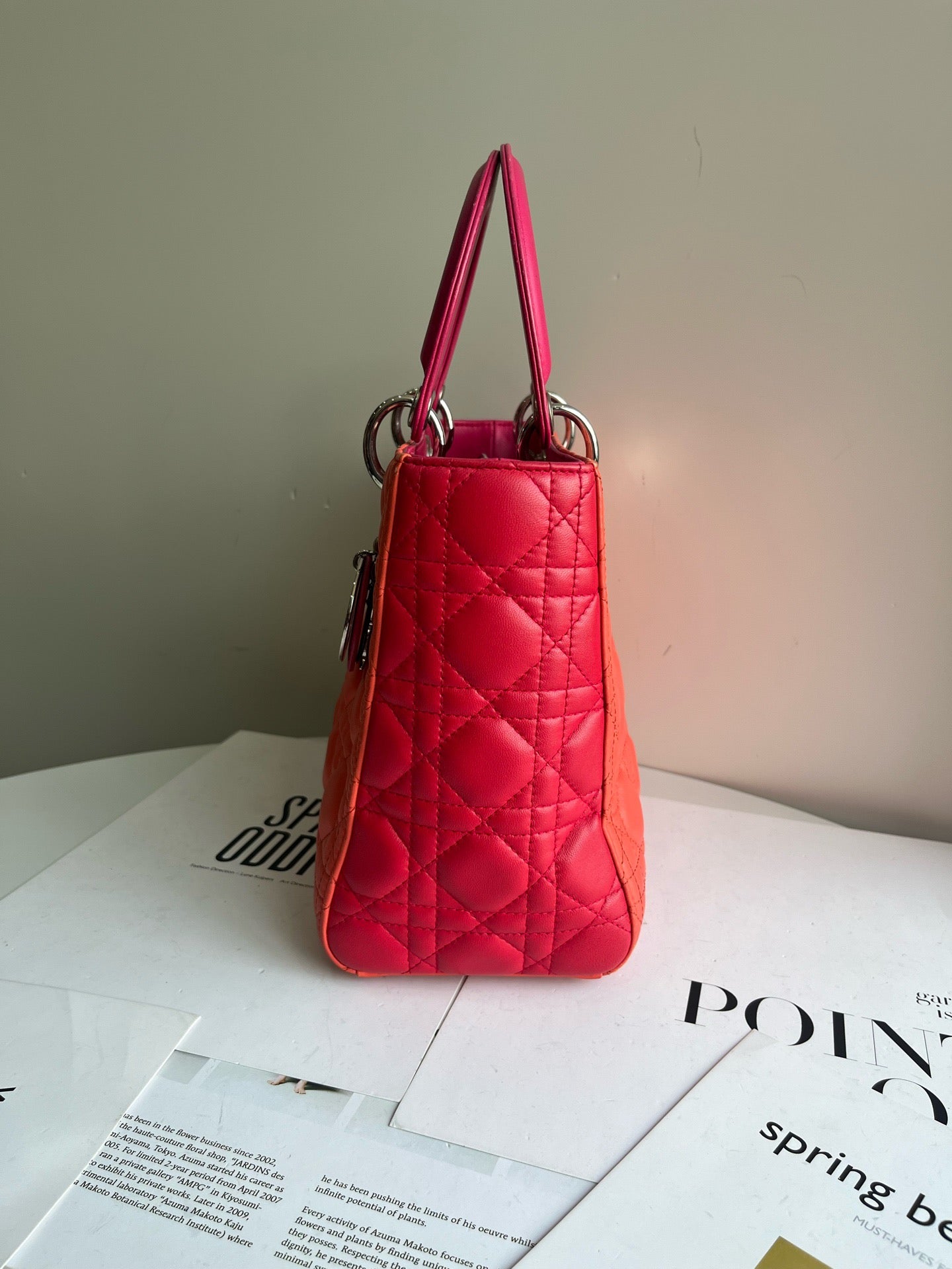 Dior - Lady Dior - Leather - Multicolour - (medium)