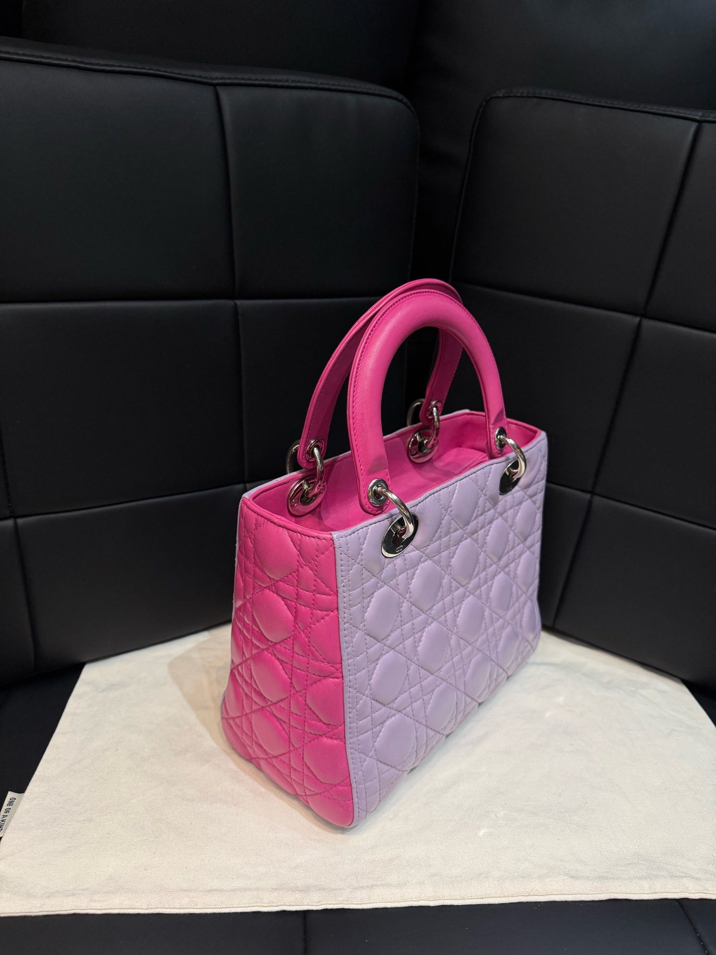 Dior - Lady Dior - Leather - Multicolour - (medium)