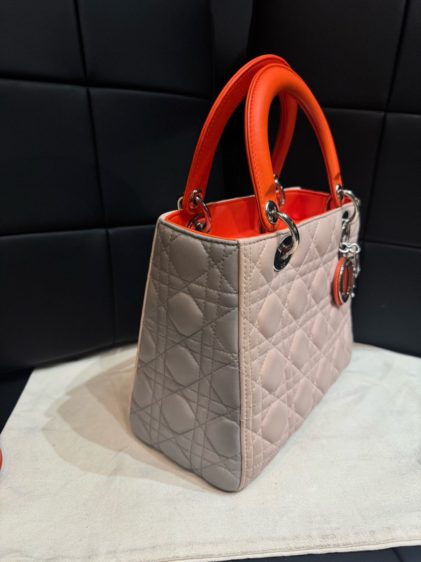 Dior - Lady Dior - Leather - Multicolour - (medium)