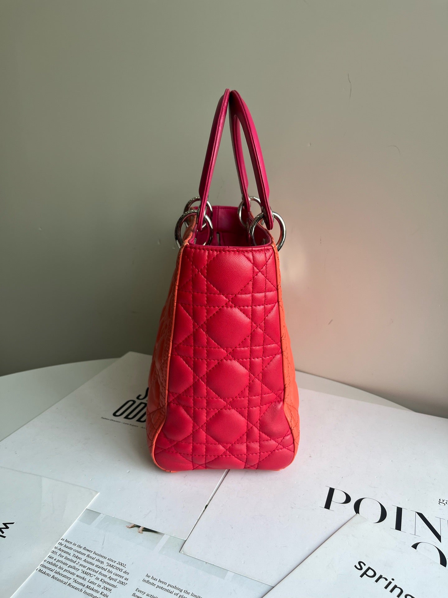 Dior - Lady Dior - Leather - Multicolour - (medium)
