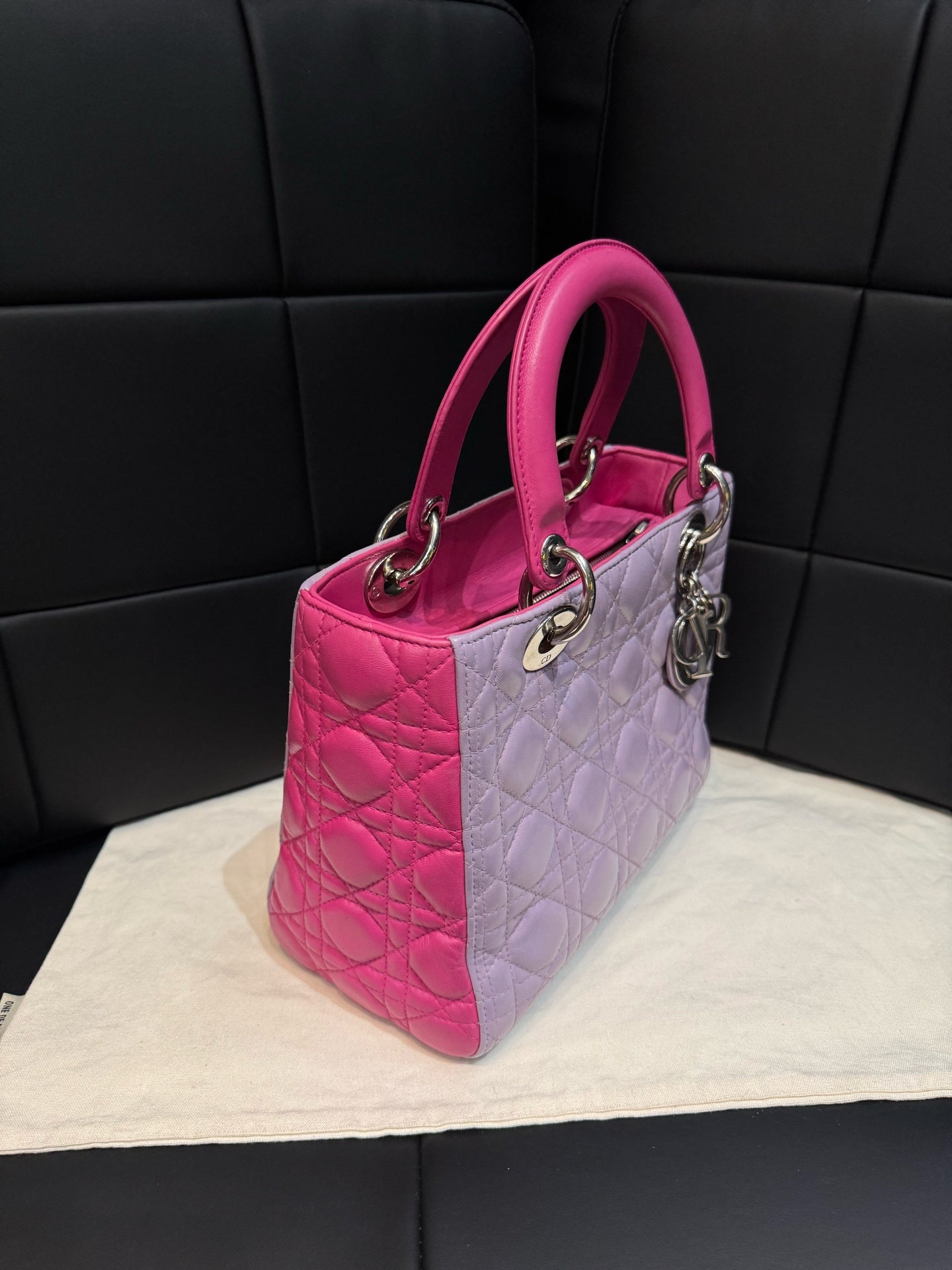 Dior - Lady Dior - Leather - Multicolour - (medium)