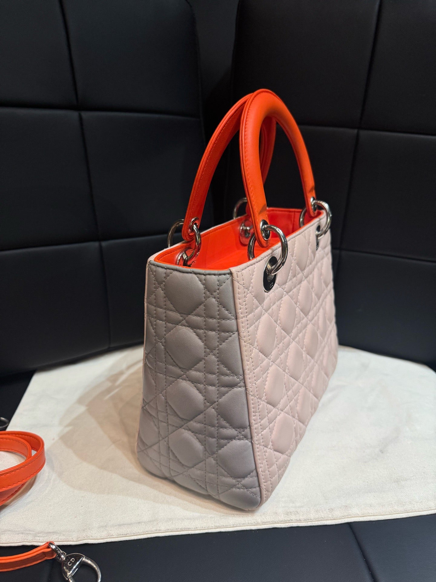 Dior - Lady Dior - Leather - Multicolour - (medium)