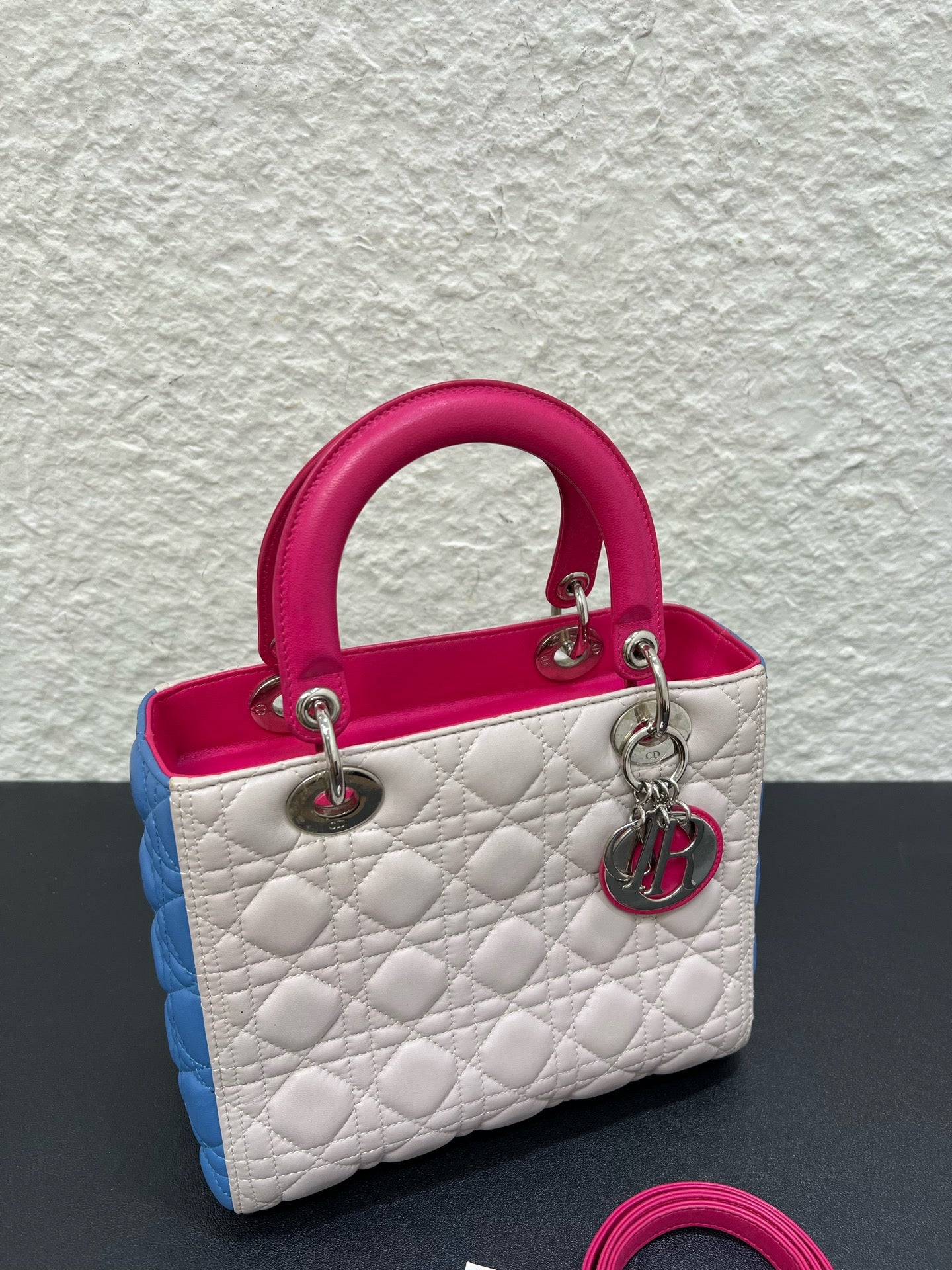 Dior - Lady Dior - Leather - Multicolour - (Medium)